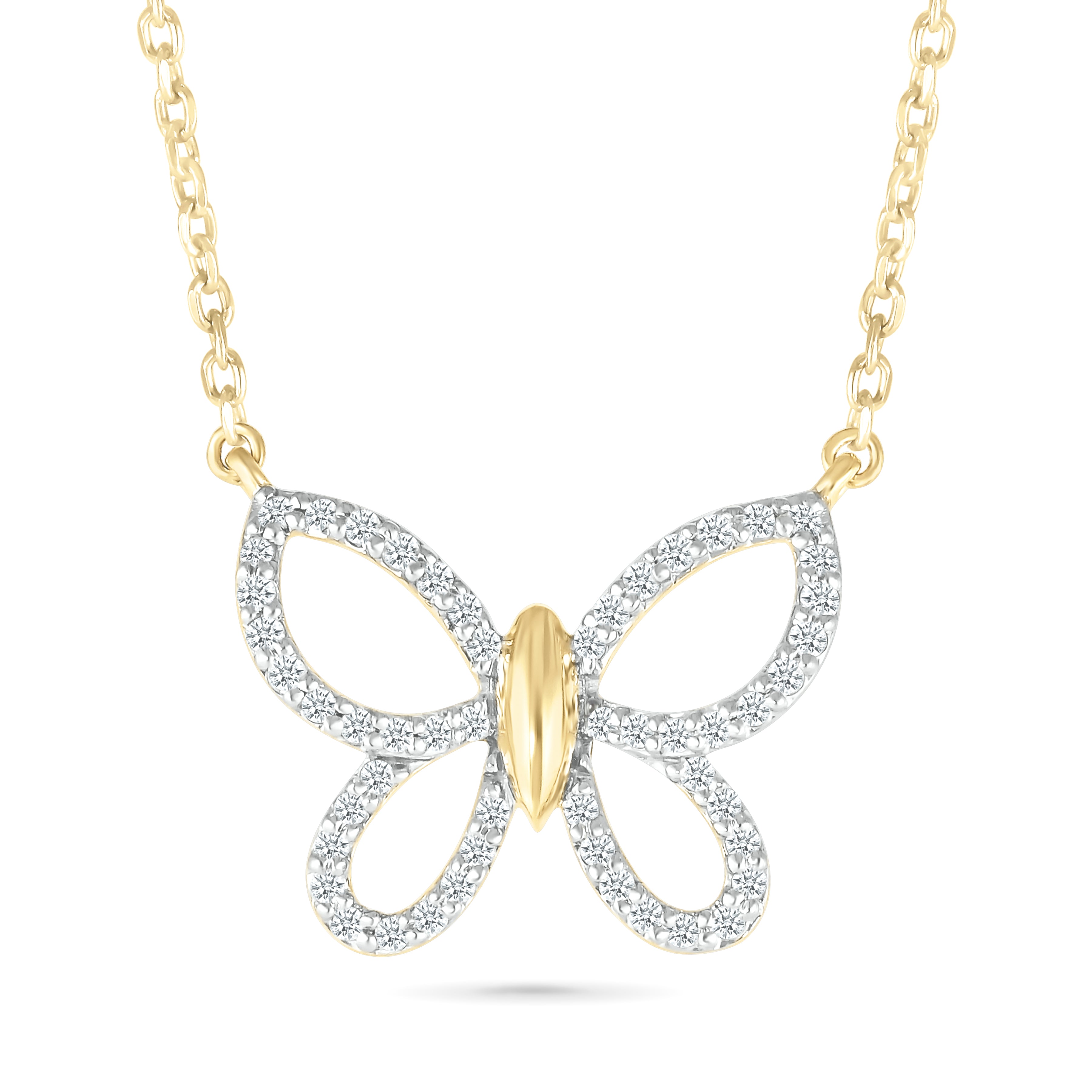 Diamond Butterfly Necklace Necklaces Estellacollection #product_description# 32707 10k April Birthstone Birthstone #tag4# #tag5# #tag6# #tag7# #tag8# #tag9# #tag10#