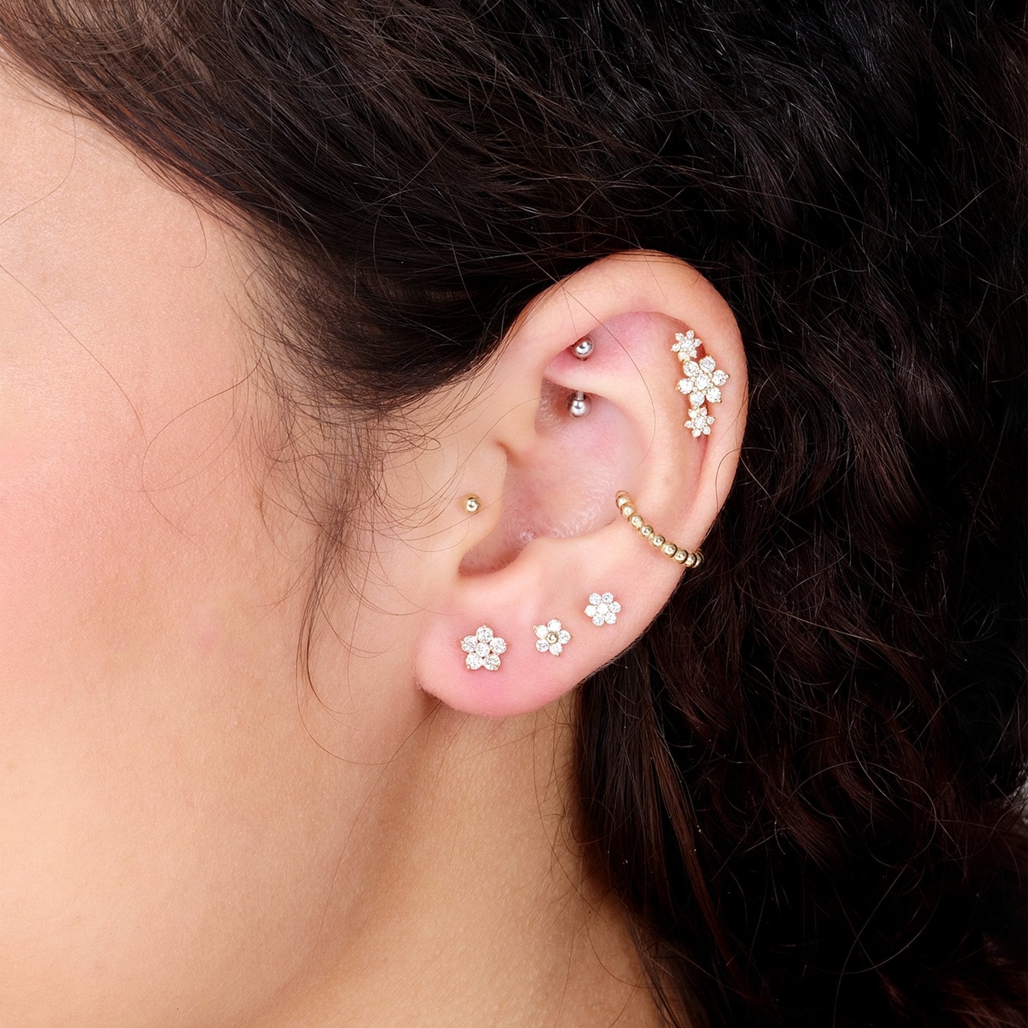 Diamond Flower Flat Back Stud Estellacollection #product_description# 17870 14k Birthstone Birthstone Earrings #tag4# #tag5# #tag6# #tag7# #tag8# #tag9# #tag10# 5MM