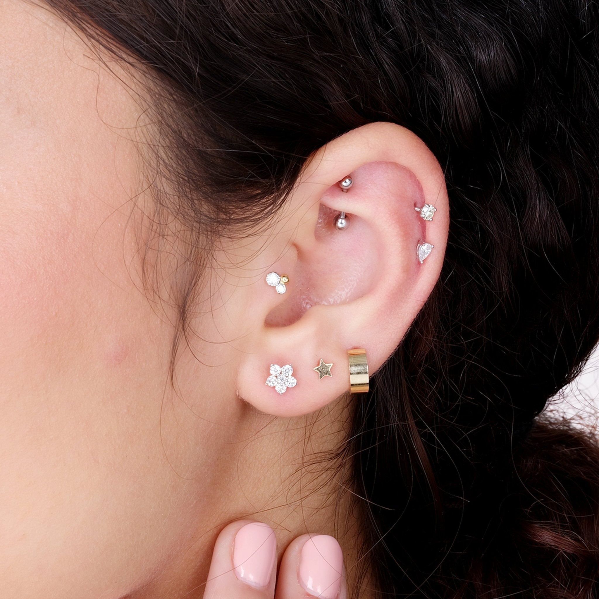 Diamond Flower Flat Back Stud Estellacollection #product_description# 17870 14k Birthstone Birthstone Earrings #tag4# #tag5# #tag6# #tag7# #tag8# #tag9# #tag10# 5MM