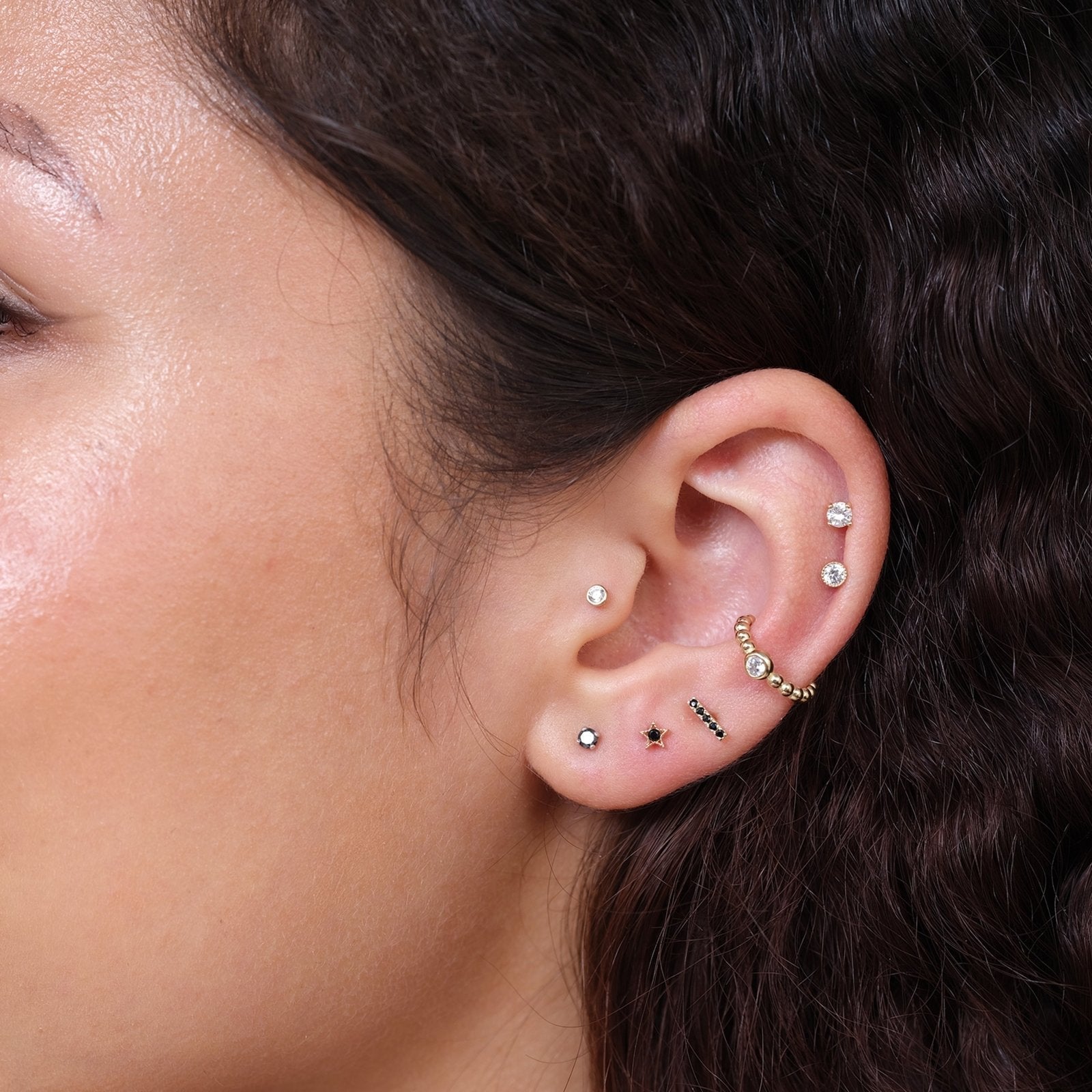 Black Diamond Flat Back Earring Earrings Estellacollection #product_description# 18336 14k Cartilage Earring Cartilage Earrings #tag4# #tag5# #tag6# #tag7# #tag8# #tag9# #tag10# 0.04 ct/2MM 5MM