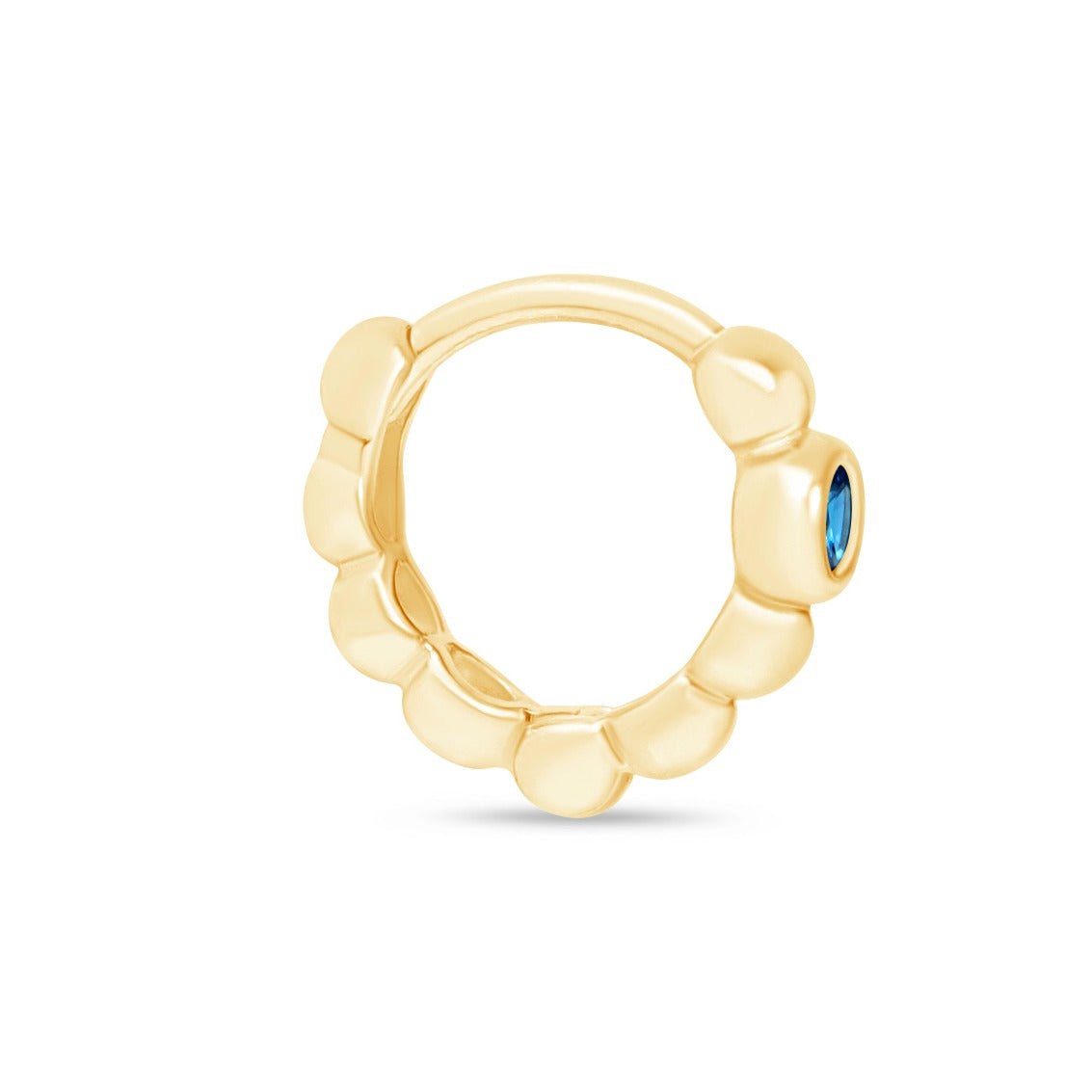 Blue Topaz Beaded Hoop Earrings Estellacollection #product_description# 18524 14k Birthstone Birthstone Earrings #tag4# #tag5# #tag6# #tag7# #tag8# #tag9# #tag10#