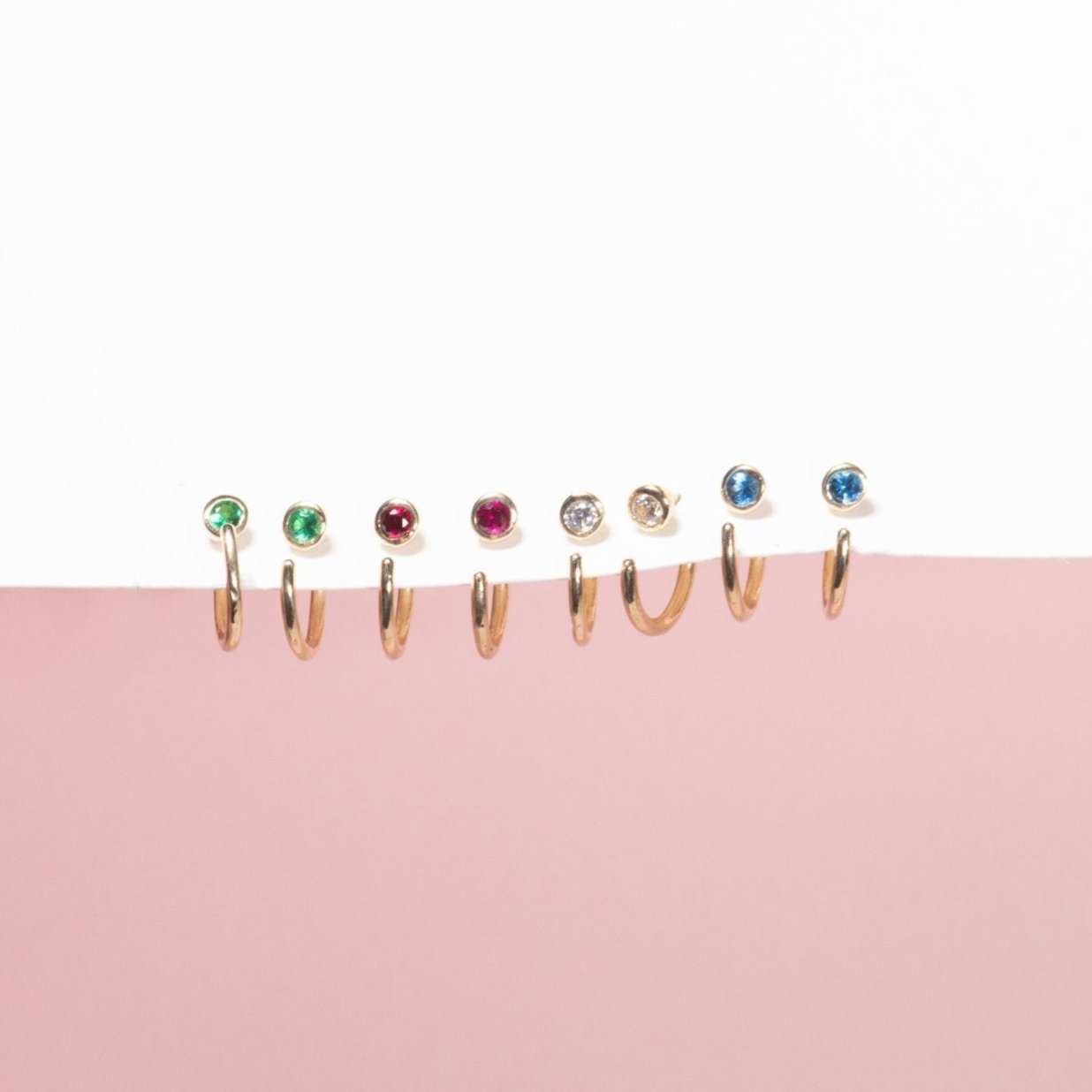 Cubic Zirconia Ear Cuff Earrings Estellacollection #product_description# 18508 14k Birthstone Colorless Gemstone #tag4# #tag5# #tag6# #tag7# #tag8# #tag9# #tag10#
