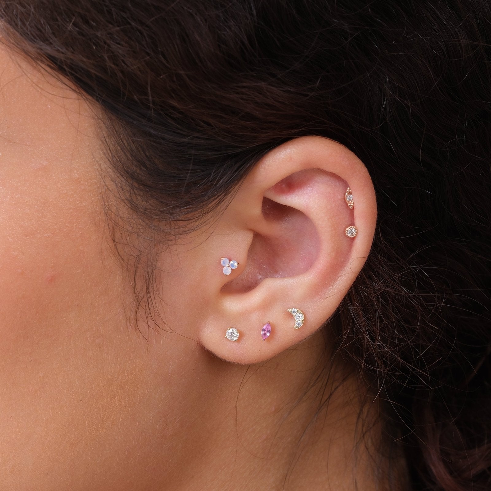 Cubic Zirconia Milgrain Flat Back Stud Earrings Estellacollection #product_description# 18454 14k Cartilage Earring Cartilage Earrings #tag4# #tag5# #tag6# #tag7# #tag8# #tag9# #tag10# 2MM 5MM