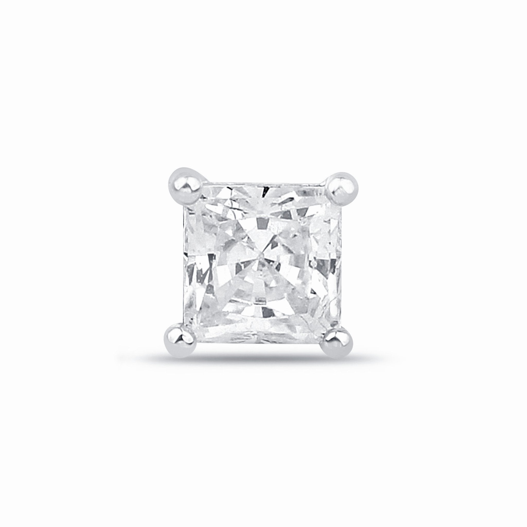 Cubic Zirconia Princess Cut Earring in Solid 14k White Gold Earrings Estellacollection #product_description# 18590 new New Arrivals test test mechanic #tag4# #tag5# #tag6# #tag7# #tag8# #tag9# #tag10#