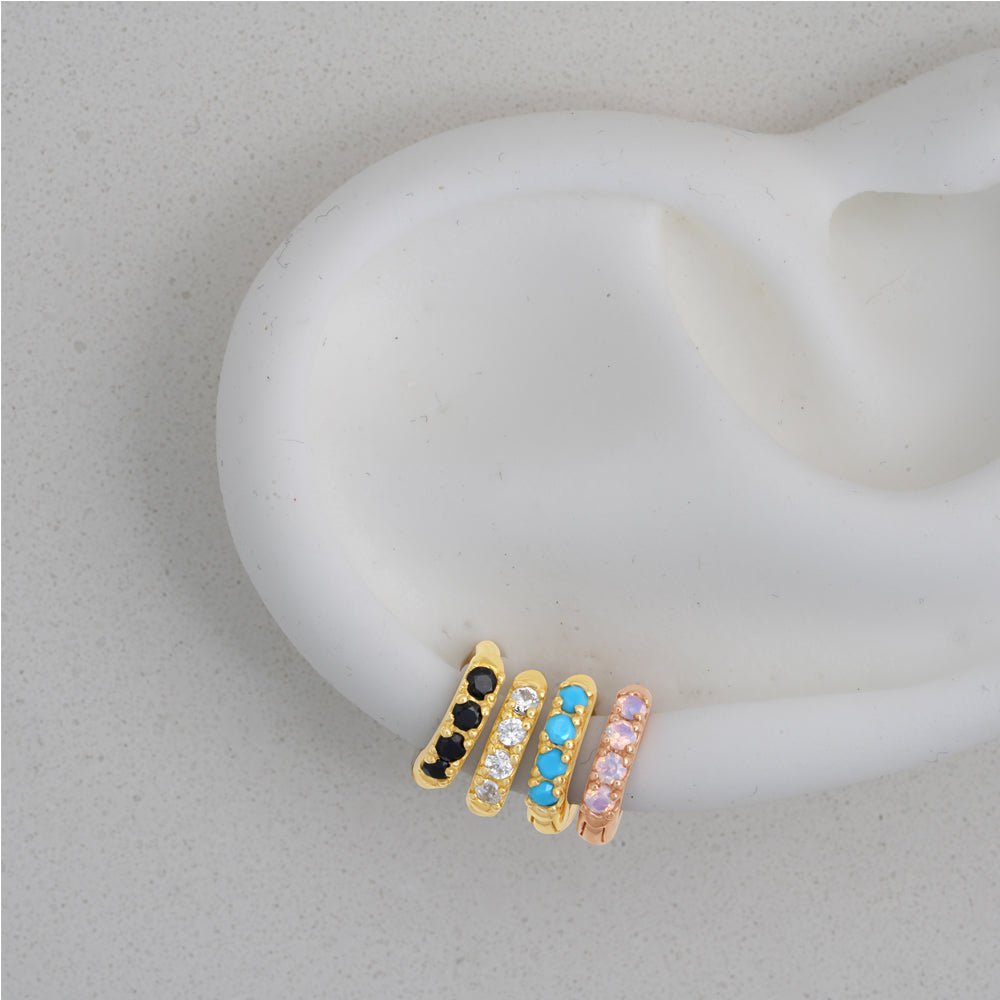 Cubic Zirconia Studded Huggie Earring Earrings Estellacollection #product_description# 18114 14k cartilage hoop Colorless Gemstone #tag4# #tag5# #tag6# #tag7# #tag8# #tag9# #tag10#
