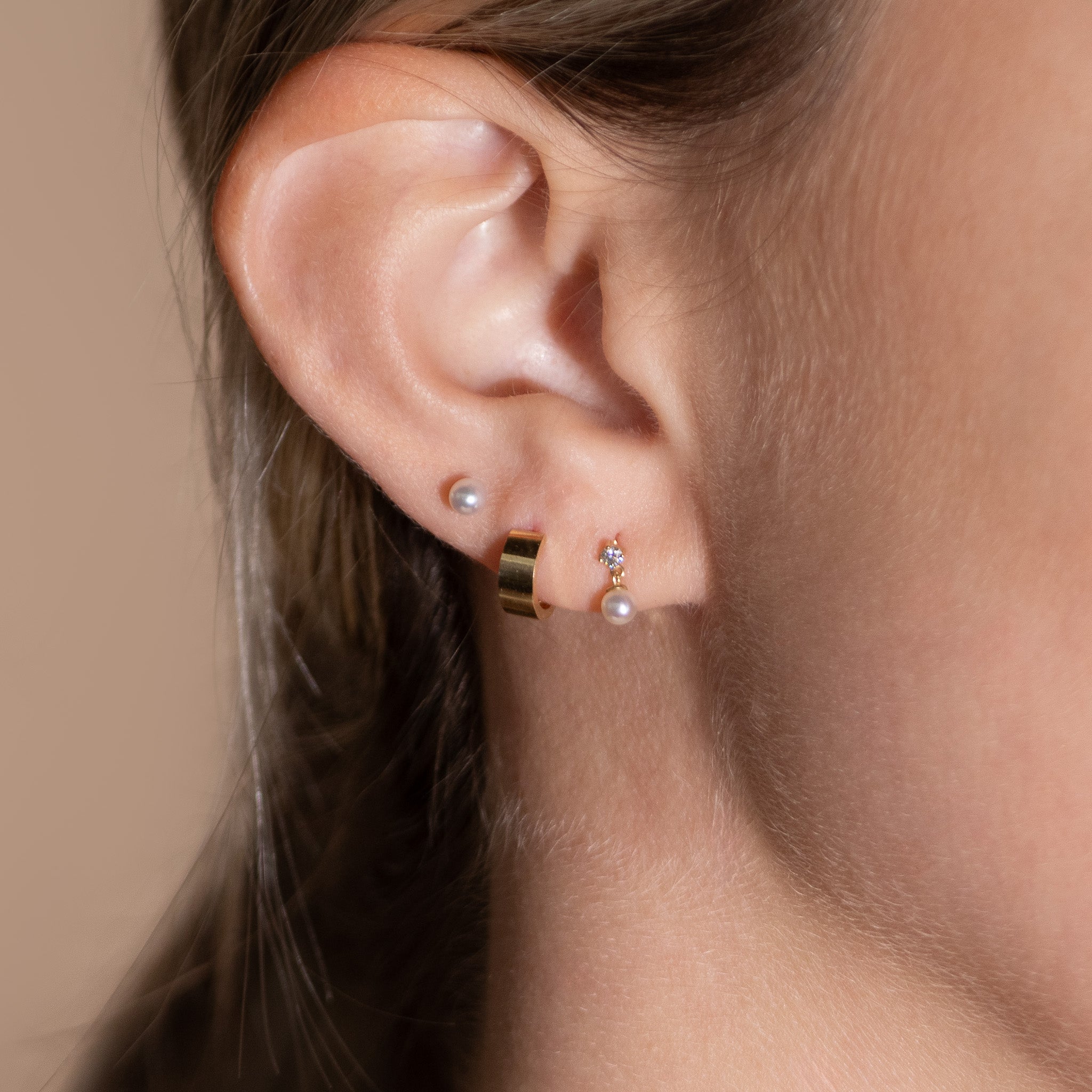 Diamond And Pearl Dangle Stud Earrings Estellacollection #product_description# 18529 14k Dangle Earrings Earrings #tag4# #tag5# #tag6# #tag7# #tag8# #tag9# #tag10# 5MM