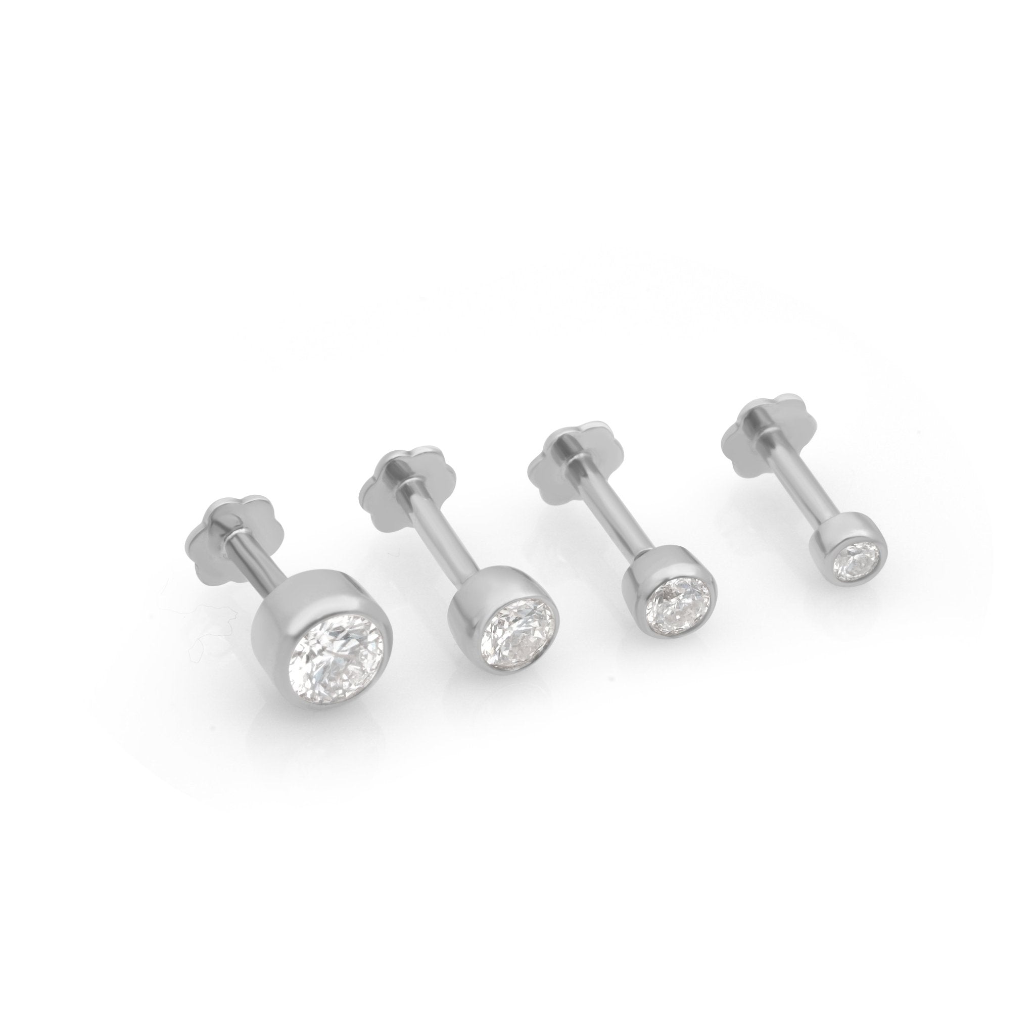 Diamond Bezel Set Flat Back Earring Earrings Estellacollection #product_description# 18426 14k Cartilage Earring Cartilage Earrings #tag4# #tag5# #tag6# #tag7# #tag8# #tag9# #tag10# 0.03 ct 5MM