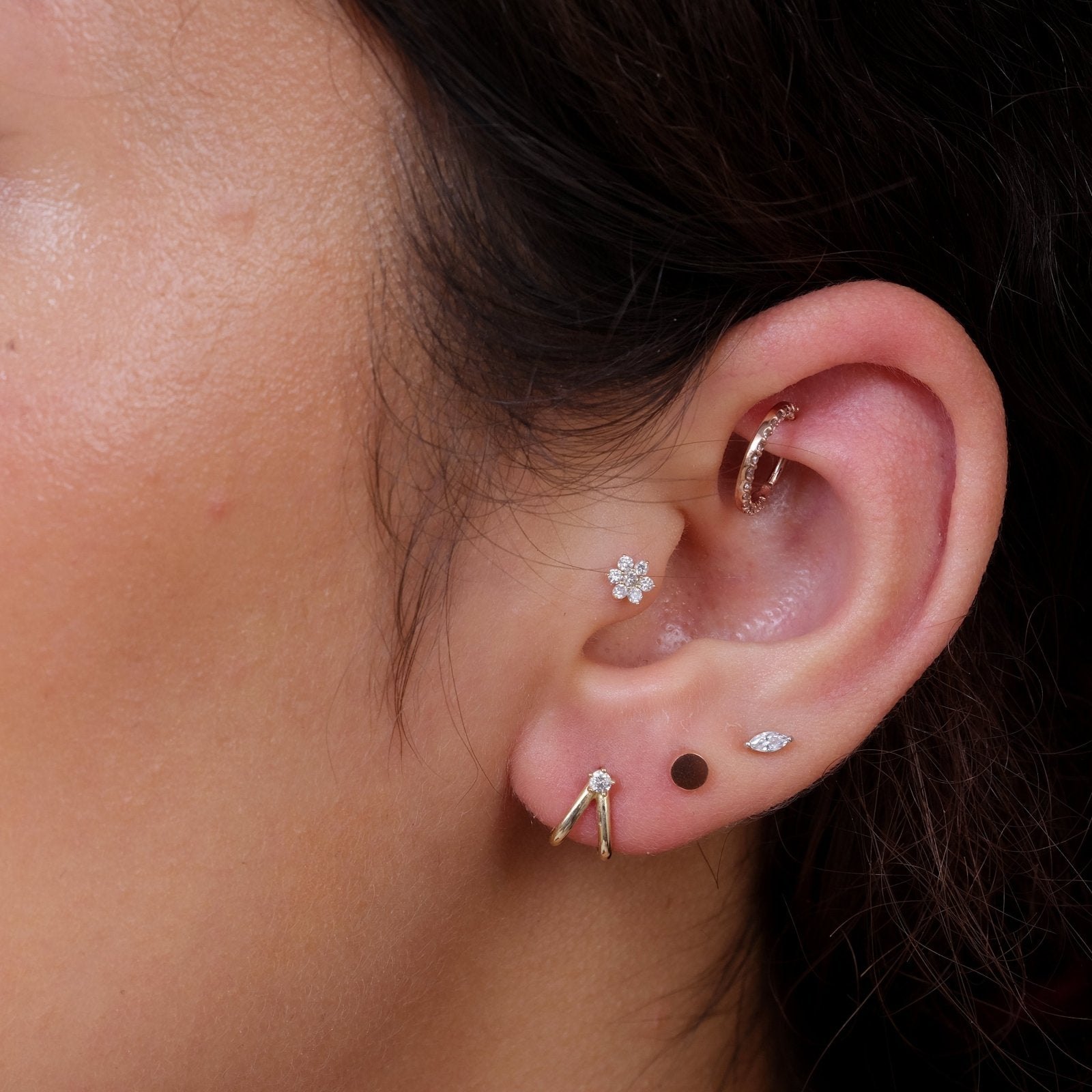 Diamond Double Suspender Flat Back Earring Earrings Estellacollection #product_description# 18147 14k April Birthstone Birthstone #tag4# #tag5# #tag6# #tag7# #tag8# #tag9# #tag10# 5MM