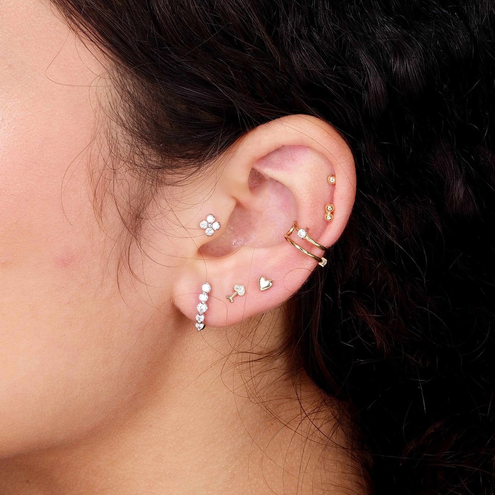 Diamond Heart Cupid's Arrow Flat Back Stud Earrings Estellacollection #product_description# 17884 14k April Birthstone Birthstone #tag4# #tag5# #tag6# #tag7# #tag8# #tag9# #tag10# 5MM