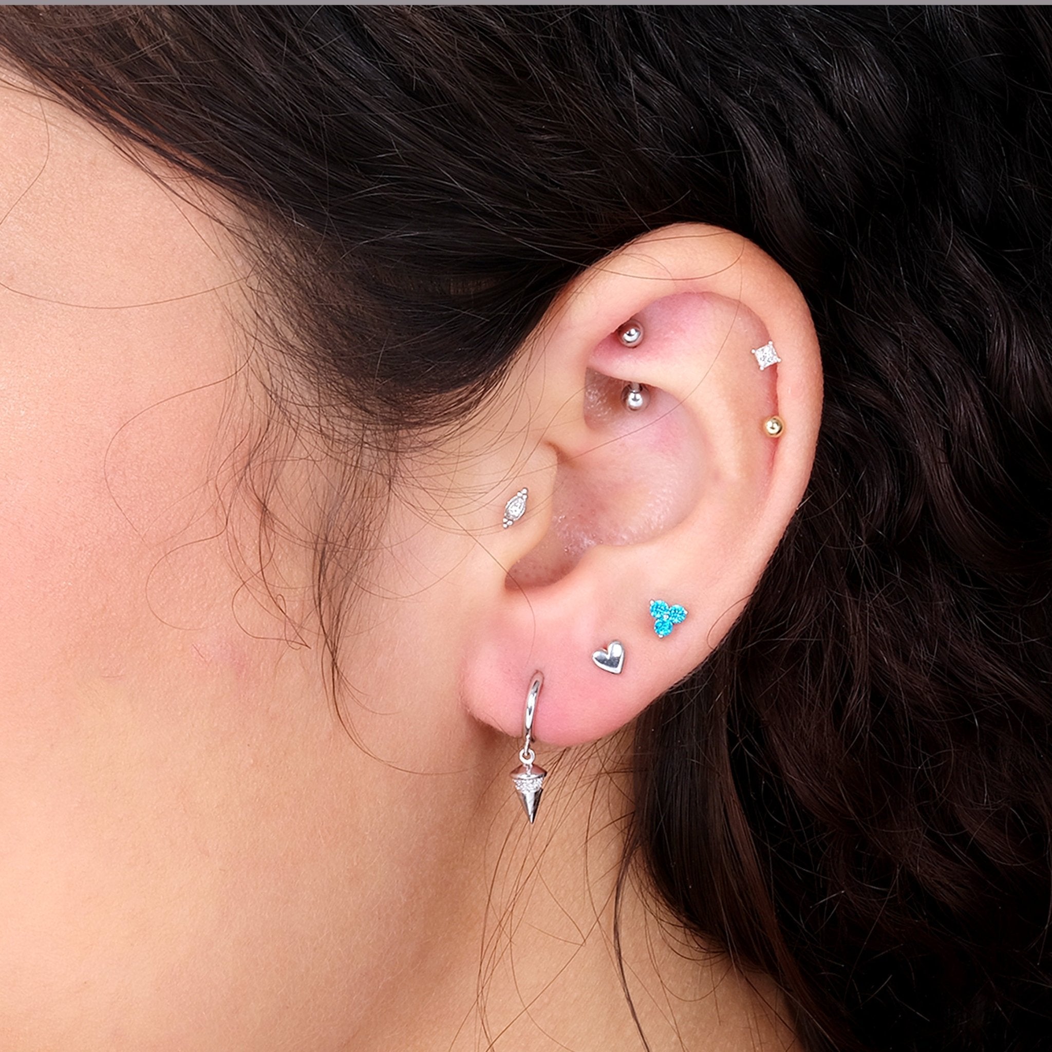 Diamond Spike Charm Illusion Hoop Ballback Earring Earrings Estellacollection #product_description# 17964 14k Birthstone Birthstone Earrings #tag4# #tag5# #tag6# #tag7# #tag8# #tag9# #tag10#