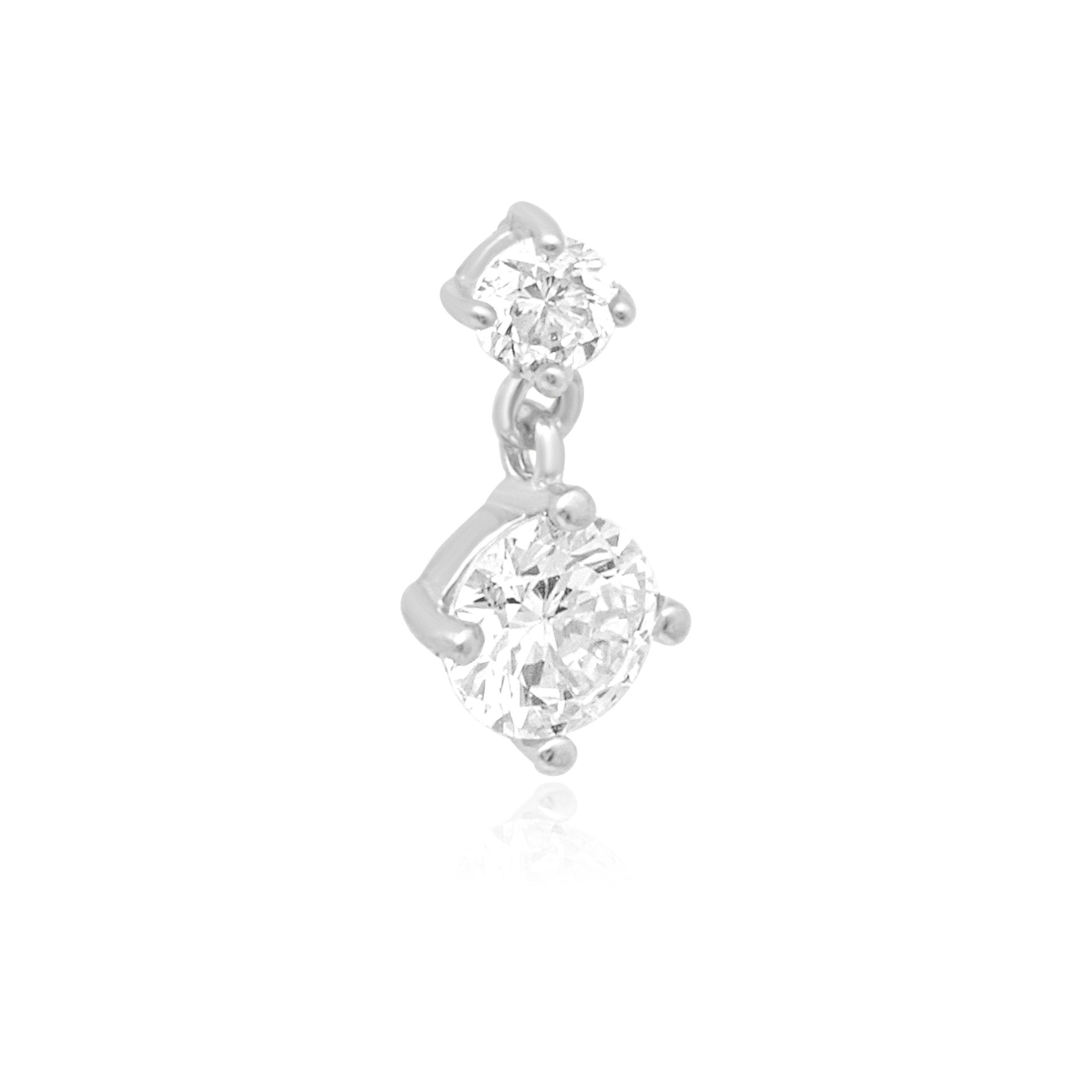 Double Diamond Drop Flat Back Stud Earrings Estellacollection #product_description# 18351 14k April Birthstone Birthstone #tag4# #tag5# #tag6# #tag7# #tag8# #tag9# #tag10# 5MM