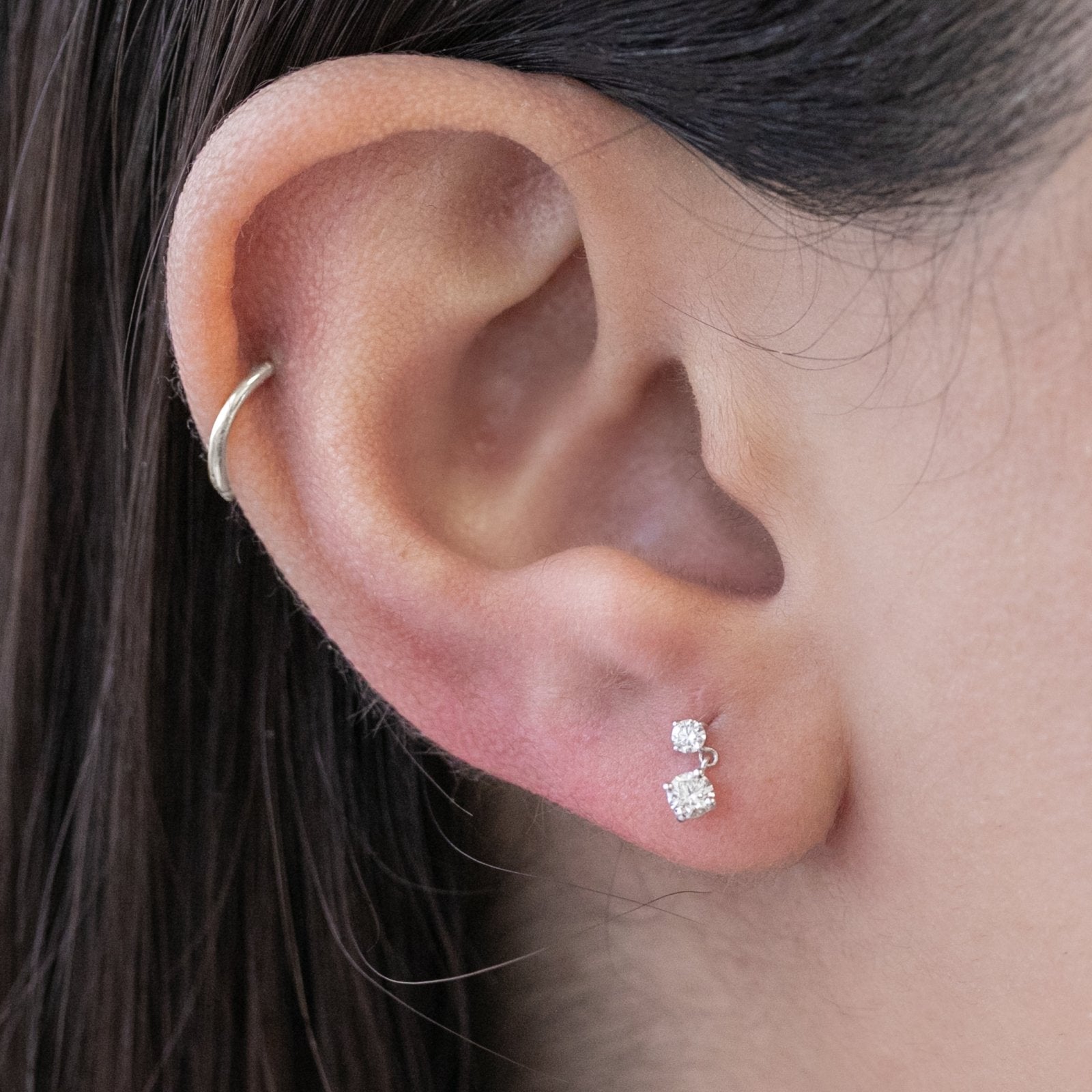 Double Diamond Drop Flat Back Stud Earrings Estellacollection #product_description# 18351 14k April Birthstone Birthstone #tag4# #tag5# #tag6# #tag7# #tag8# #tag9# #tag10# 5MM