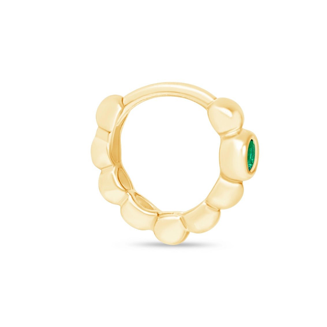 Emerald Beaded Hoop Earrings Estellacollection #product_description# 18525 14k Birthstone Birthstone Earrings #tag4# #tag5# #tag6# #tag7# #tag8# #tag9# #tag10#