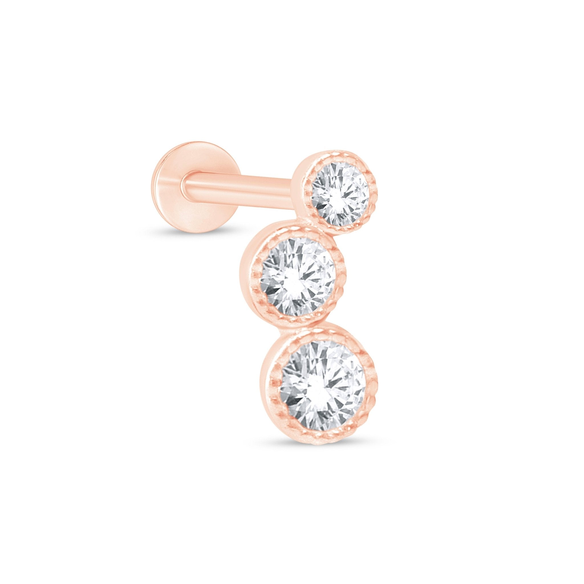 Graduated Stone Flat Back Stud Earrings Estellacollection #product_description# 18323 14k Cartilage Earring Cartilage Earrings #tag4# #tag5# #tag6# #tag7# #tag8# #tag9# #tag10# 5MM