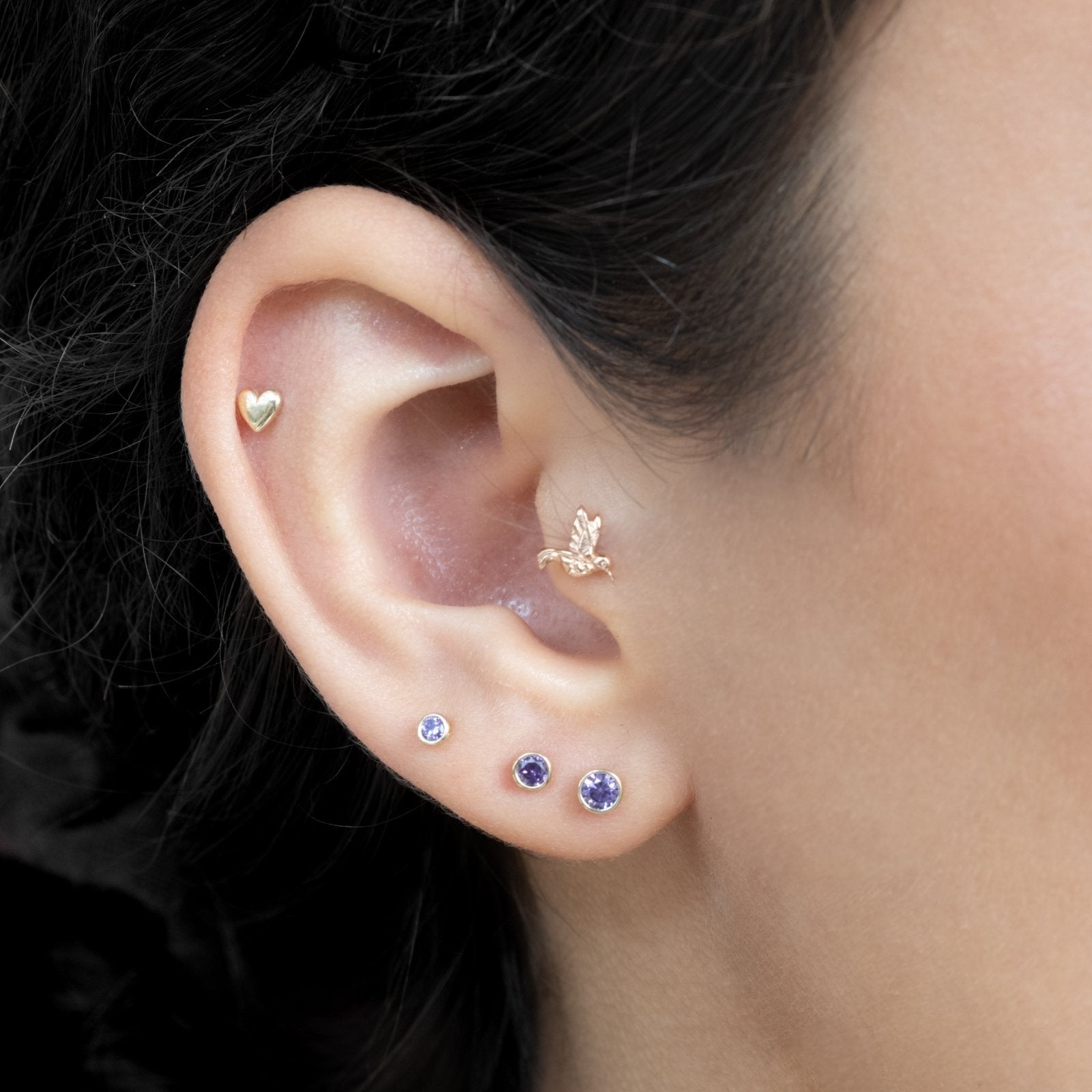 Hummingbird Flat Back Earring Earrings Estellacollection #product_description# 17976 14k Cartilage Earring Cartilage Earrings #tag4# #tag5# #tag6# #tag7# #tag8# #tag9# #tag10# 5MM