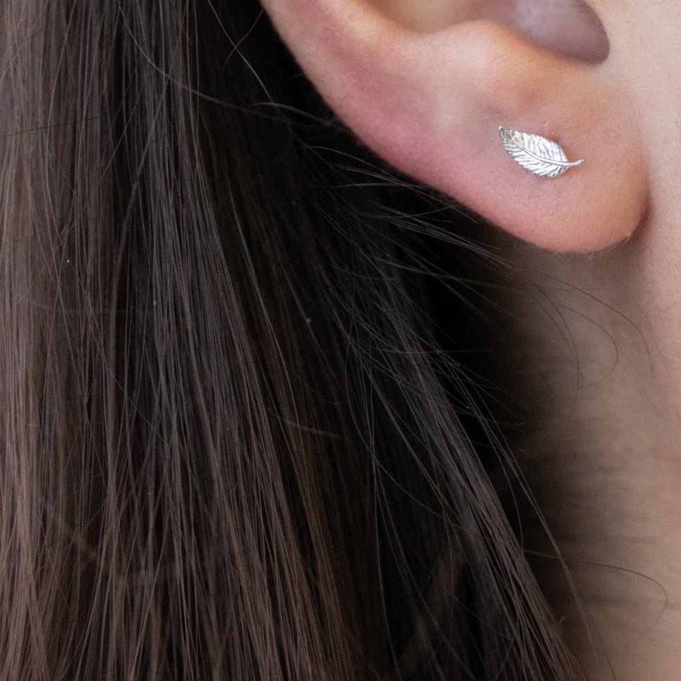 Leaf Flat Back Earring Earrings Estellacollection #product_description# 18242 14k Cartilage Earring Cartilage Earrings #tag4# #tag5# #tag6# #tag7# #tag8# #tag9# #tag10# 5MM
