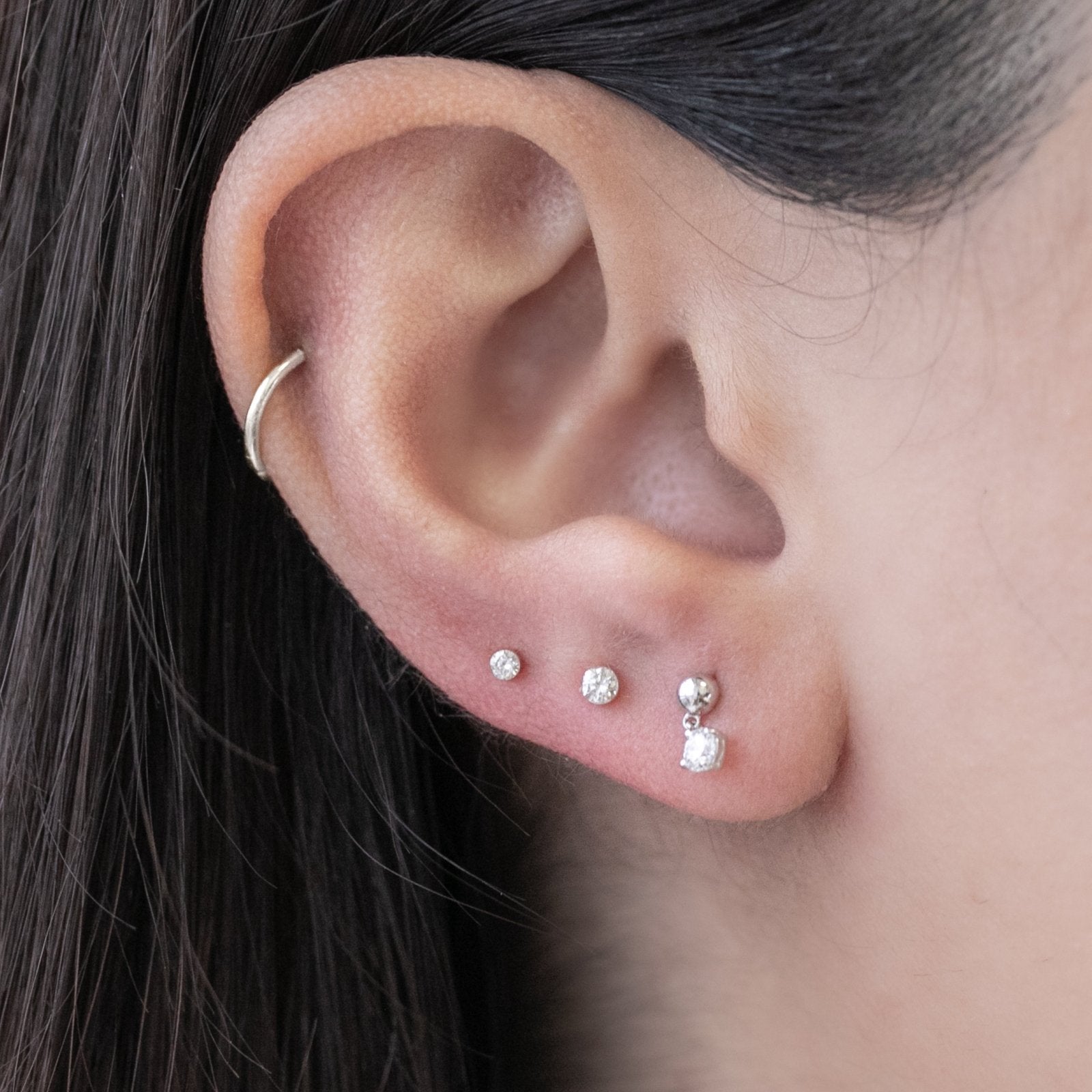 Solitaire Diamond Drop Stud Earrings in 14k Gold Earrings Estellacollection #product_description# 18353 14k Dangle Earrings Diamond #tag4# #tag5# #tag6# #tag7# #tag8# #tag9# #tag10# 5MM
