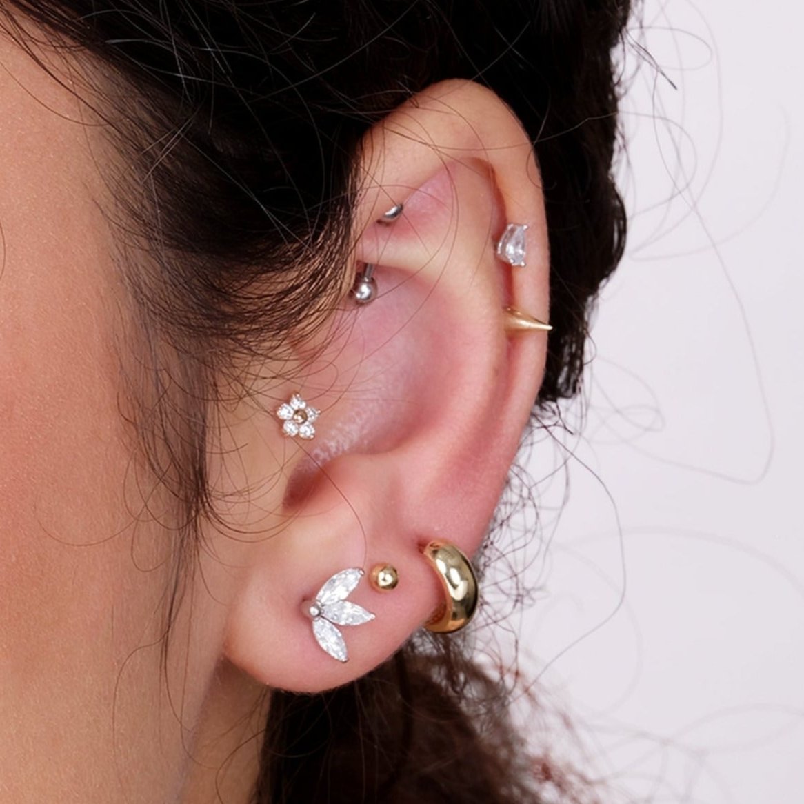 Spike Flat Back Stud Earrings Estellacollection #product_description# 17922 14k Cartilage Earring Cartilage Earrings #tag4# #tag5# #tag6# #tag7# #tag8# #tag9# #tag10# 5MM