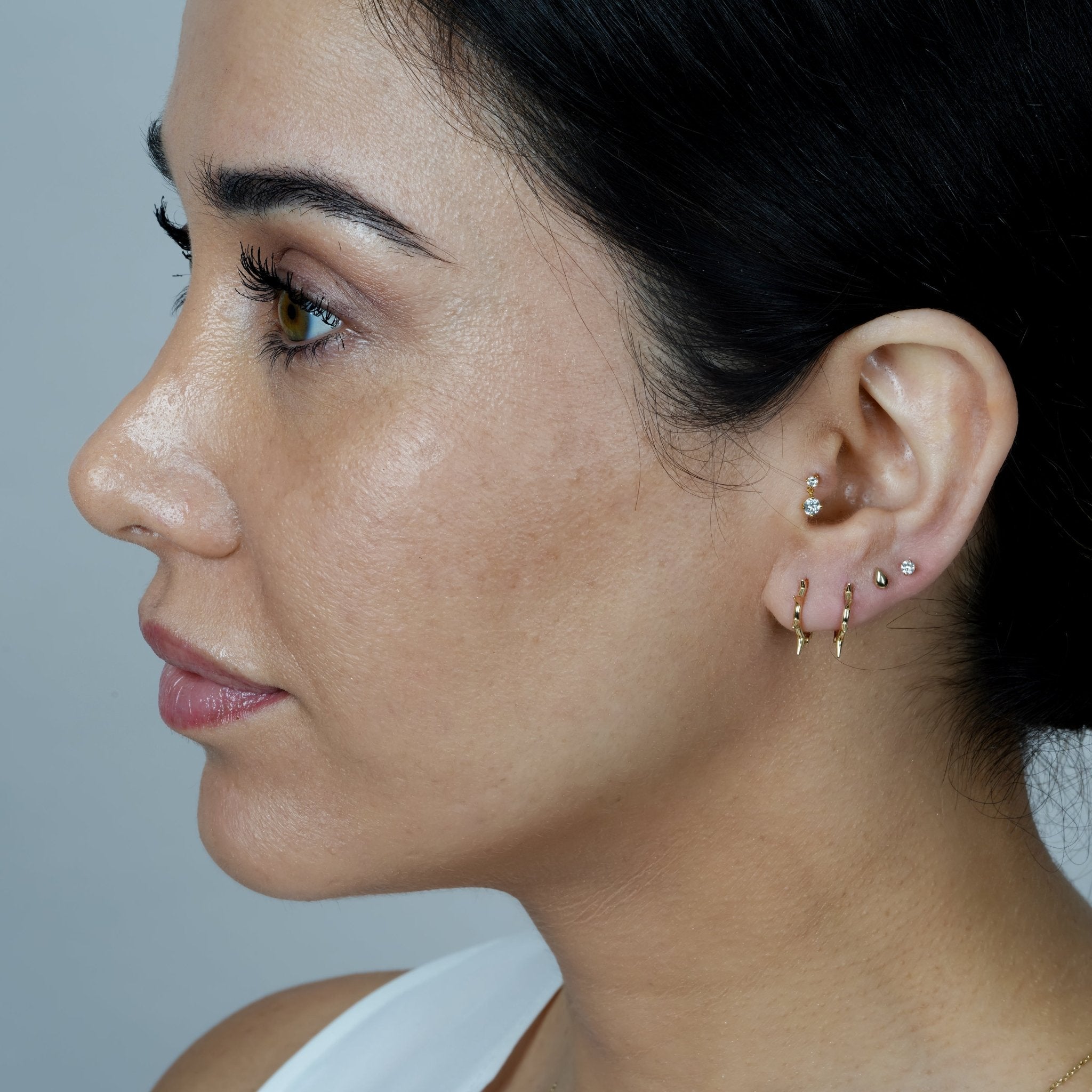 Teardrop Threaded Stud Earrings in 14k Gold Earrings Estellacollection #product_description# 18237 14k Cartilage Earring Cartilage Earrings #tag4# #tag5# #tag6# #tag7# #tag8# #tag9# #tag10# 5MM