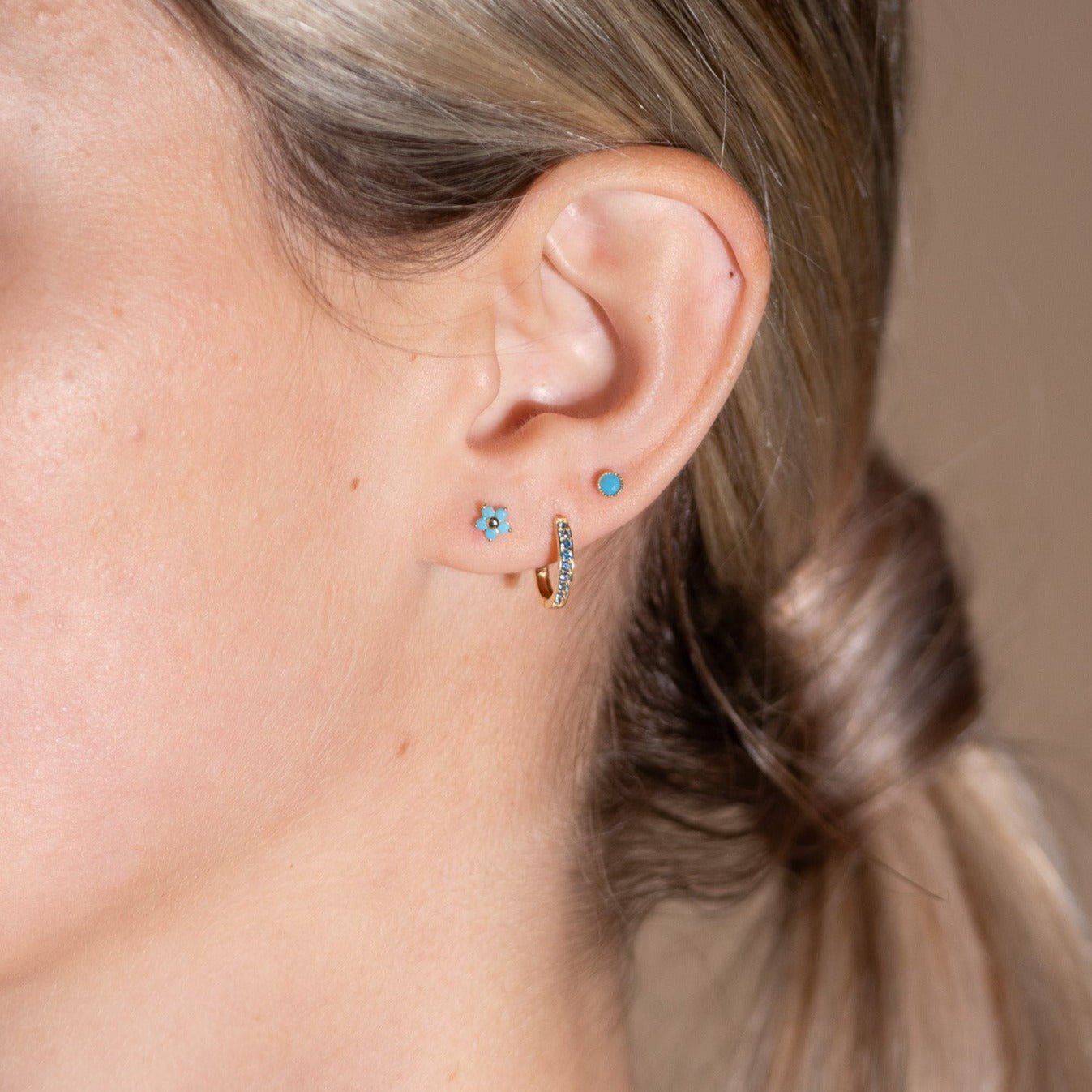 Turquoise Flower Flat Back Stud Earrings Estellacollection #product_description# 18324 14k Birthstone Blue Gemstone #tag4# #tag5# #tag6# #tag7# #tag8# #tag9# #tag10# 5MM