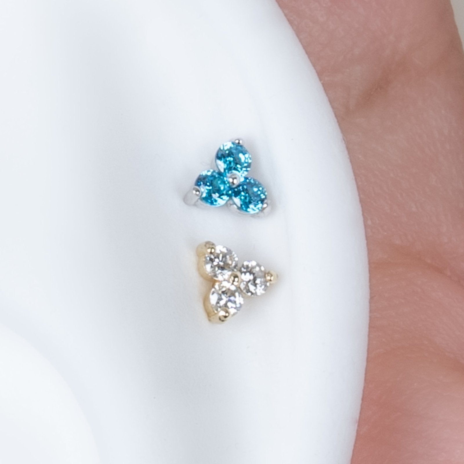 Aquamarine Trinity Cluster Flat Back Earring Earrings Estellacollection #product_description# 18135 14k Aquamarine Birthstone #tag4# #tag5# #tag6# #tag7# #tag8# #tag9# #tag10# 5MM
