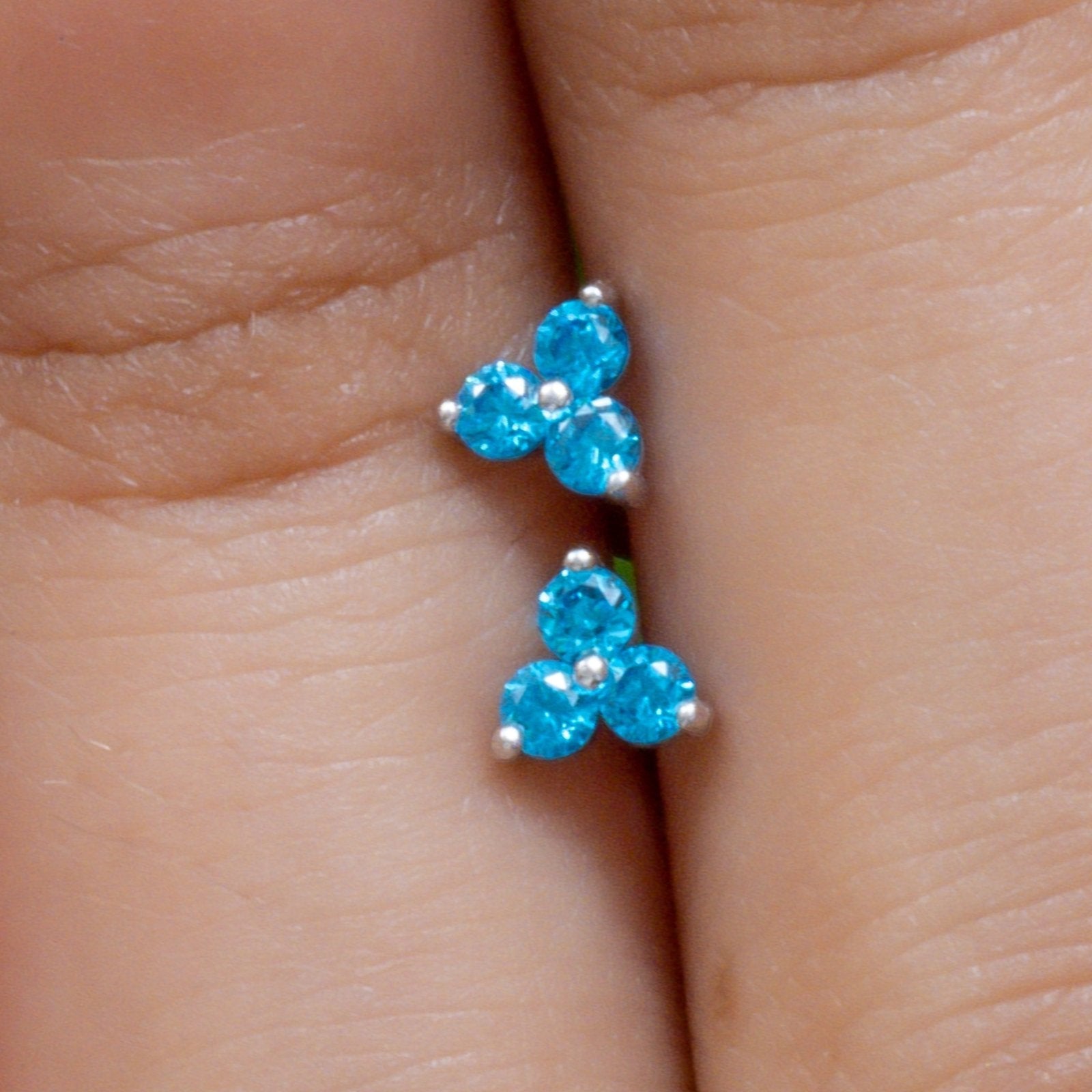 Aquamarine Trinity Cluster Flat Back Earring Earrings Estellacollection #product_description# 18135 14k Aquamarine Birthstone #tag4# #tag5# #tag6# #tag7# #tag8# #tag9# #tag10# 5MM