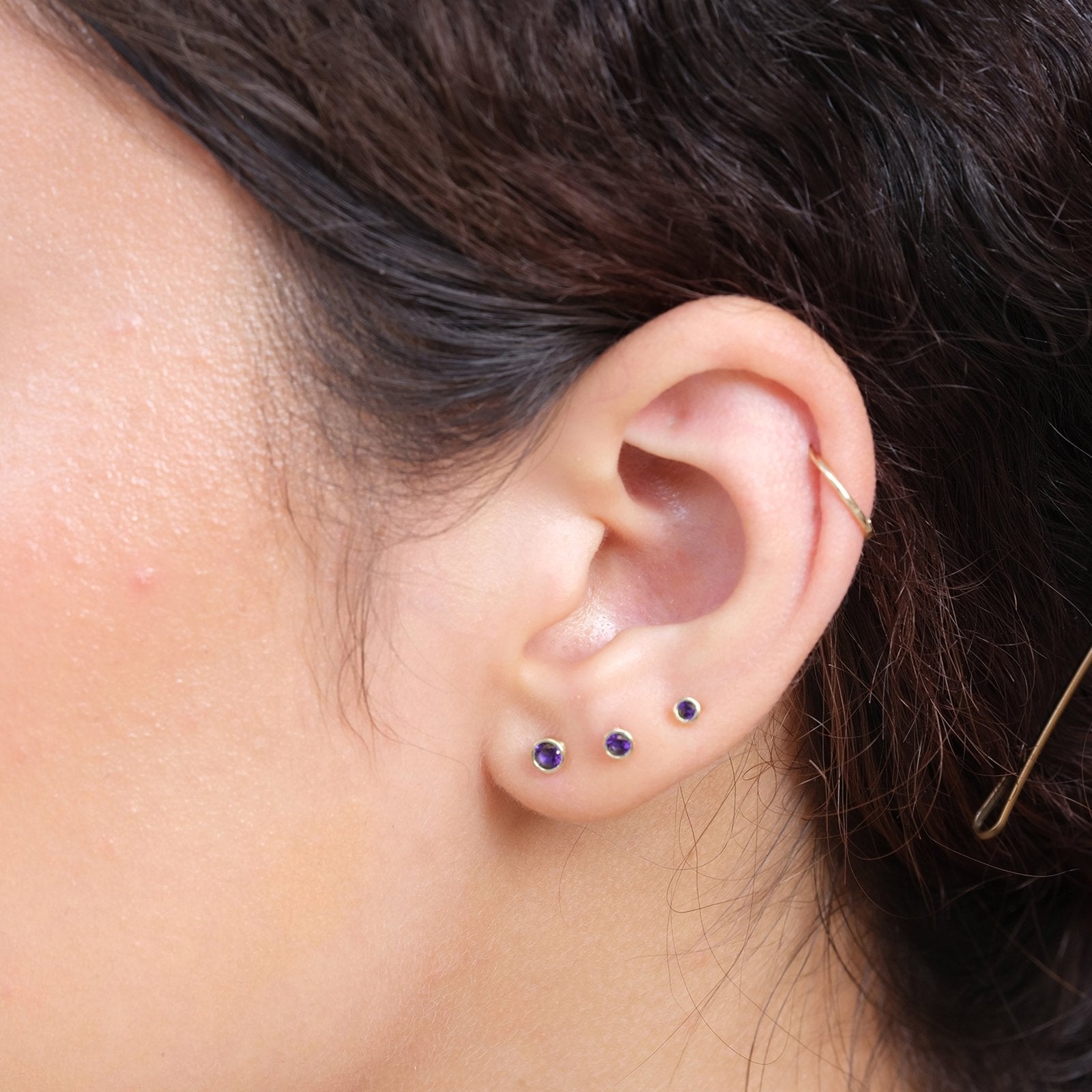 Bezel Set Amethyst Flat Back Stud Earrings Estellacollection #product_description# 18086 14k Amethyst Birthstone #tag4# #tag5# #tag6# #tag7# #tag8# #tag9# #tag10# 2MM 5MM