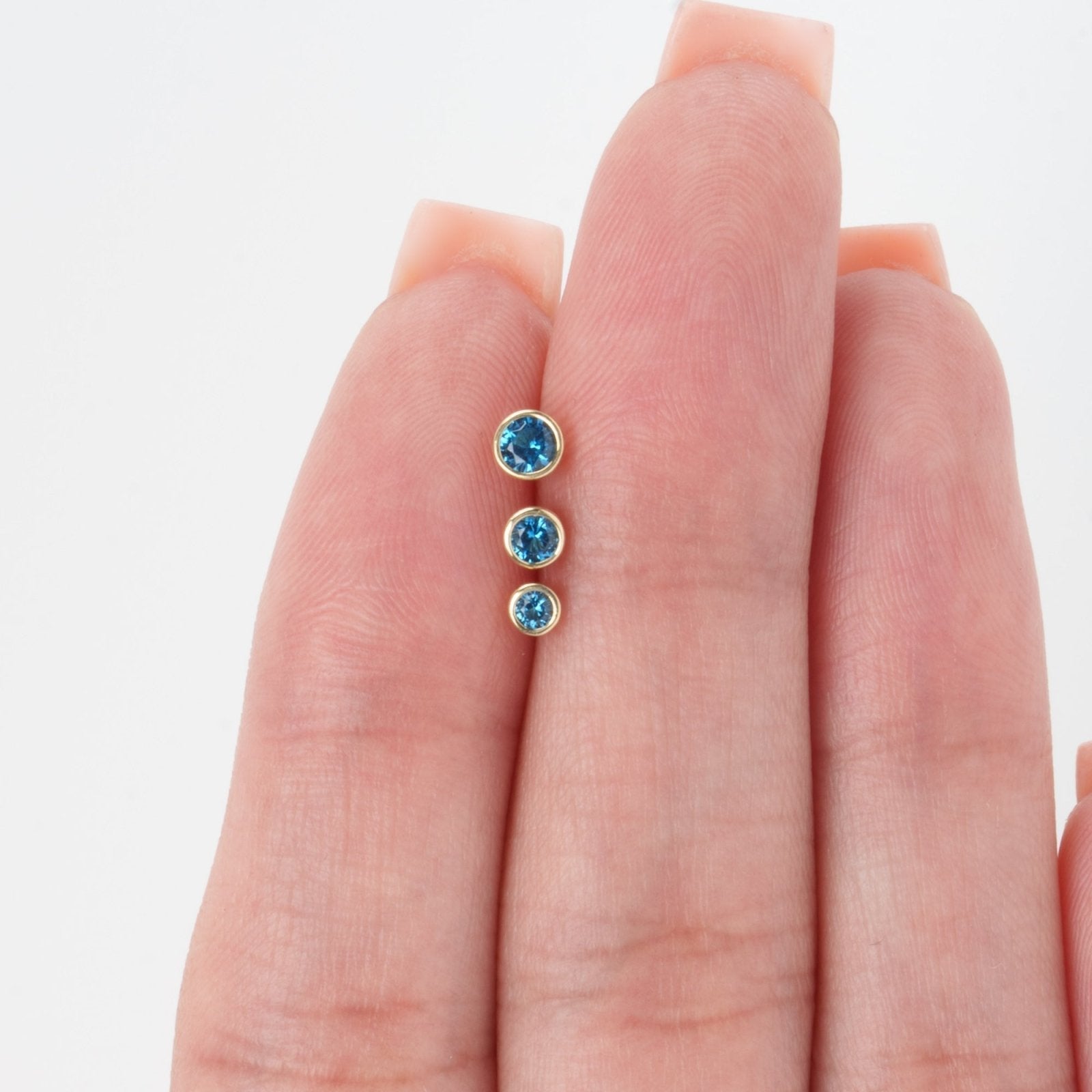 Bezel Set Blue Topaz Flat Back Stud Earrings Estellacollection #product_description# 18083 14k Birthstone Birthstone Earrings #tag4# #tag5# #tag6# #tag7# #tag8# #tag9# #tag10# 2mm 5MM