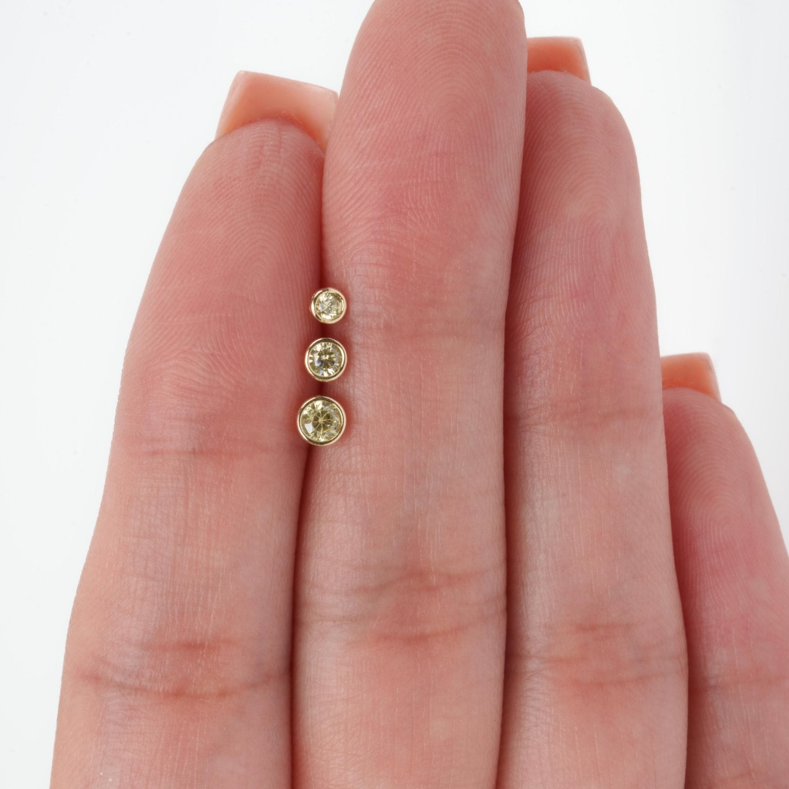 Bezel Set Citrine Flat Back Stud Earrings Estellacollection #product_description# 18439 14k Birthstone Cartilage Earring #tag4# #tag5# #tag6# #tag7# #tag8# #tag9# #tag10# 2MM 5MM