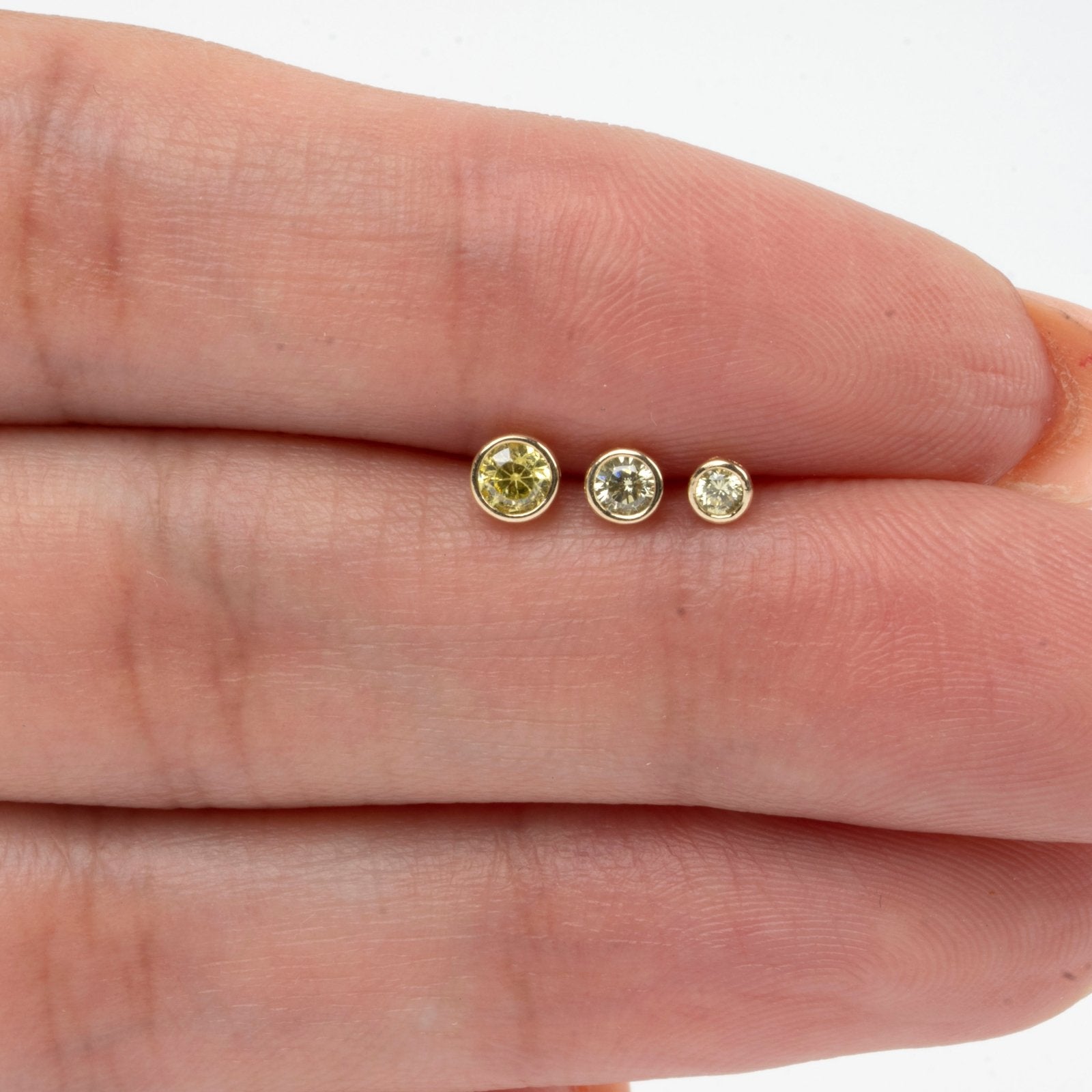 Bezel Set Citrine Flat Back Stud Earrings Estellacollection #product_description# 18439 14k Birthstone Cartilage Earring #tag4# #tag5# #tag6# #tag7# #tag8# #tag9# #tag10# 2MM 5MM
