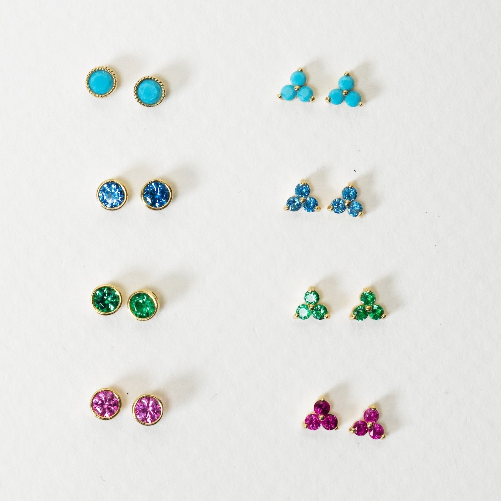 Bezel Set Emerald Flat Back Stud Earrings Estellacollection #product_description# 17880 14k Birthstone Birthstone Earrings #tag4# #tag5# #tag6# #tag7# #tag8# #tag9# #tag10# 2MM 5MM