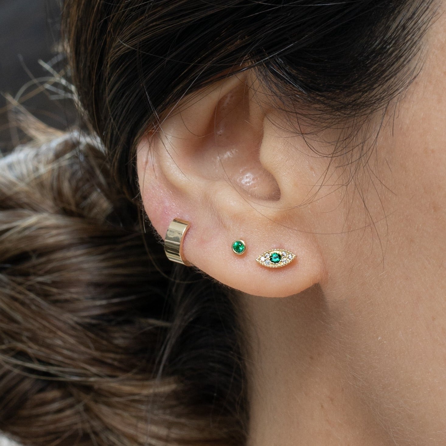 Bezel Set Emerald Flat Back Stud Earrings Estellacollection #product_description# 17880 14k Birthstone Birthstone Earrings #tag4# #tag5# #tag6# #tag7# #tag8# #tag9# #tag10# 2MM 5MM