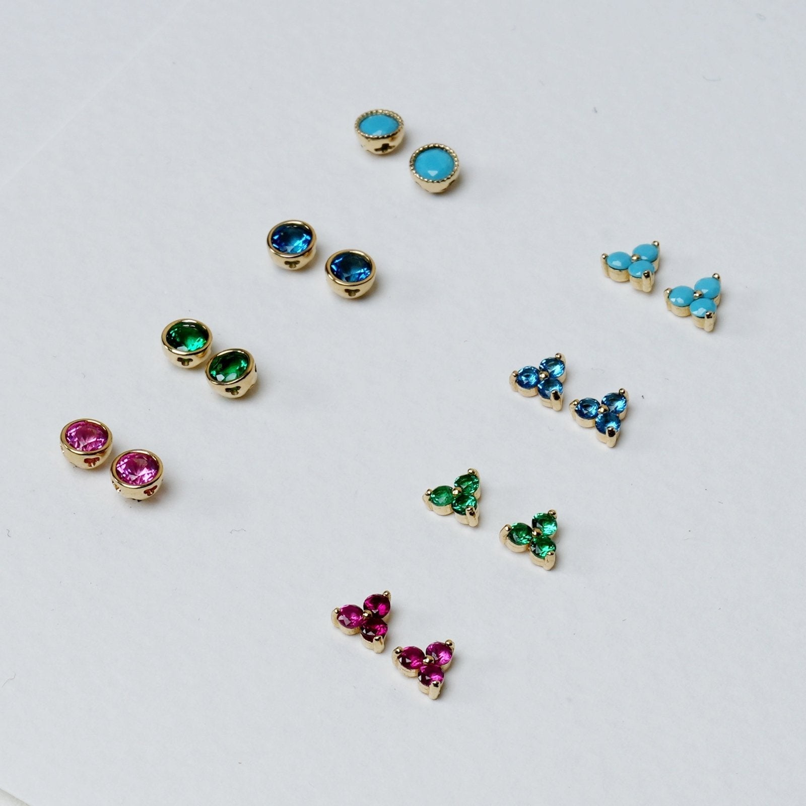 Bezel Set Pink Tourmaline Flat Back Stud Earrings Estellacollection #product_description# 17949 14k Birthstone Cartilage Earring #tag4# #tag5# #tag6# #tag7# #tag8# #tag9# #tag10# 2MM 5MM