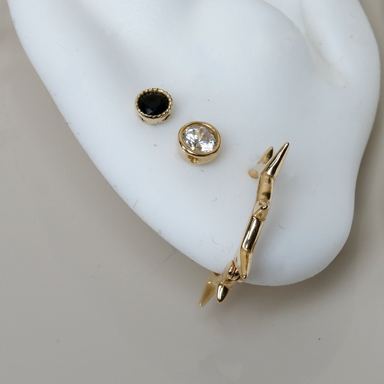 Black Onyx Milgrain Flat Back Stud Earrings Estellacollection #product_description# 18104 14k Birthstone Black Gemstone #tag4# #tag5# #tag6# #tag7# #tag8# #tag9# #tag10# 2.5MM 5MM