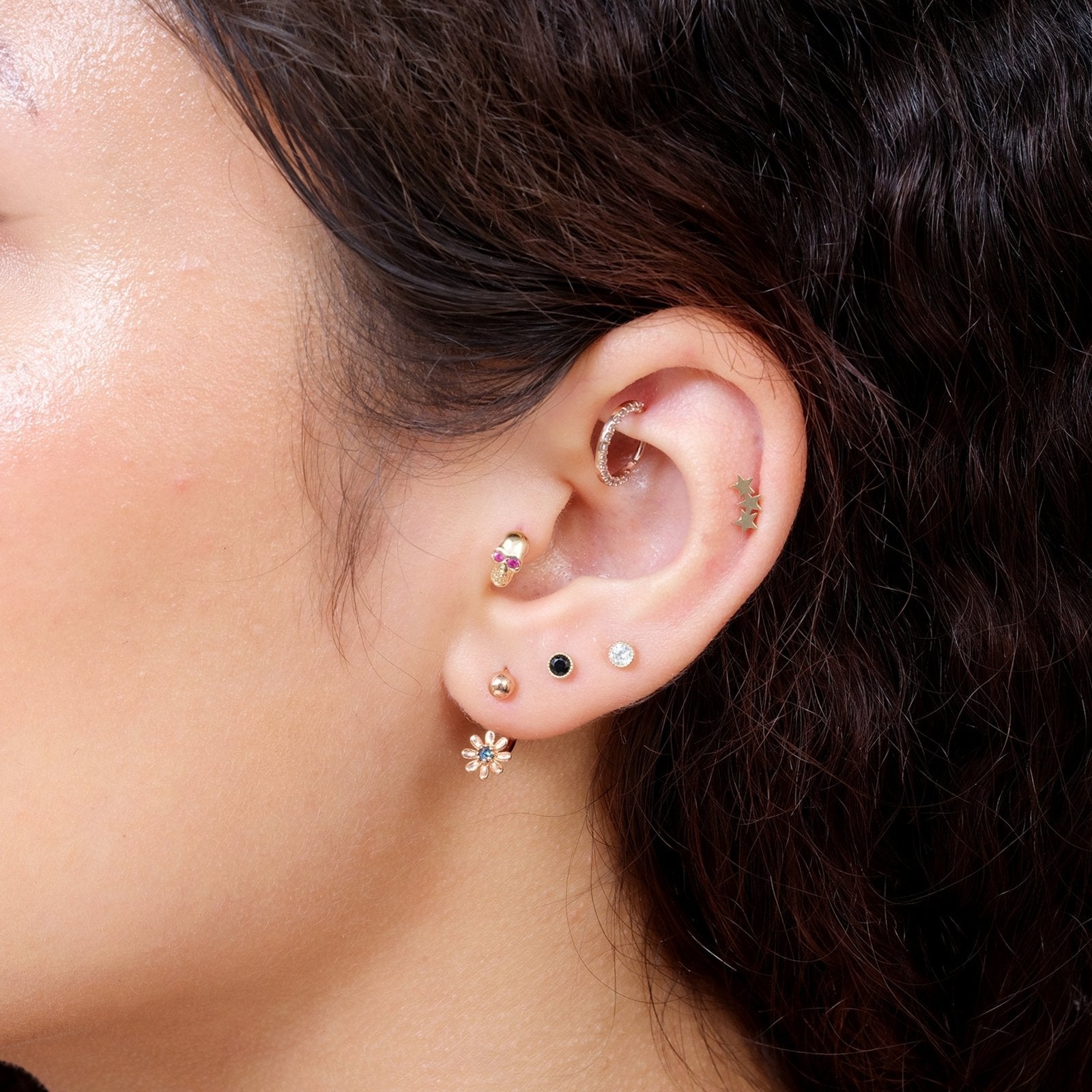 Black Onyx Milgrain Flat Back Stud Earrings Estellacollection #product_description# 18104 14k Birthstone Black Gemstone #tag4# #tag5# #tag6# #tag7# #tag8# #tag9# #tag10# 2.5MM 5MM