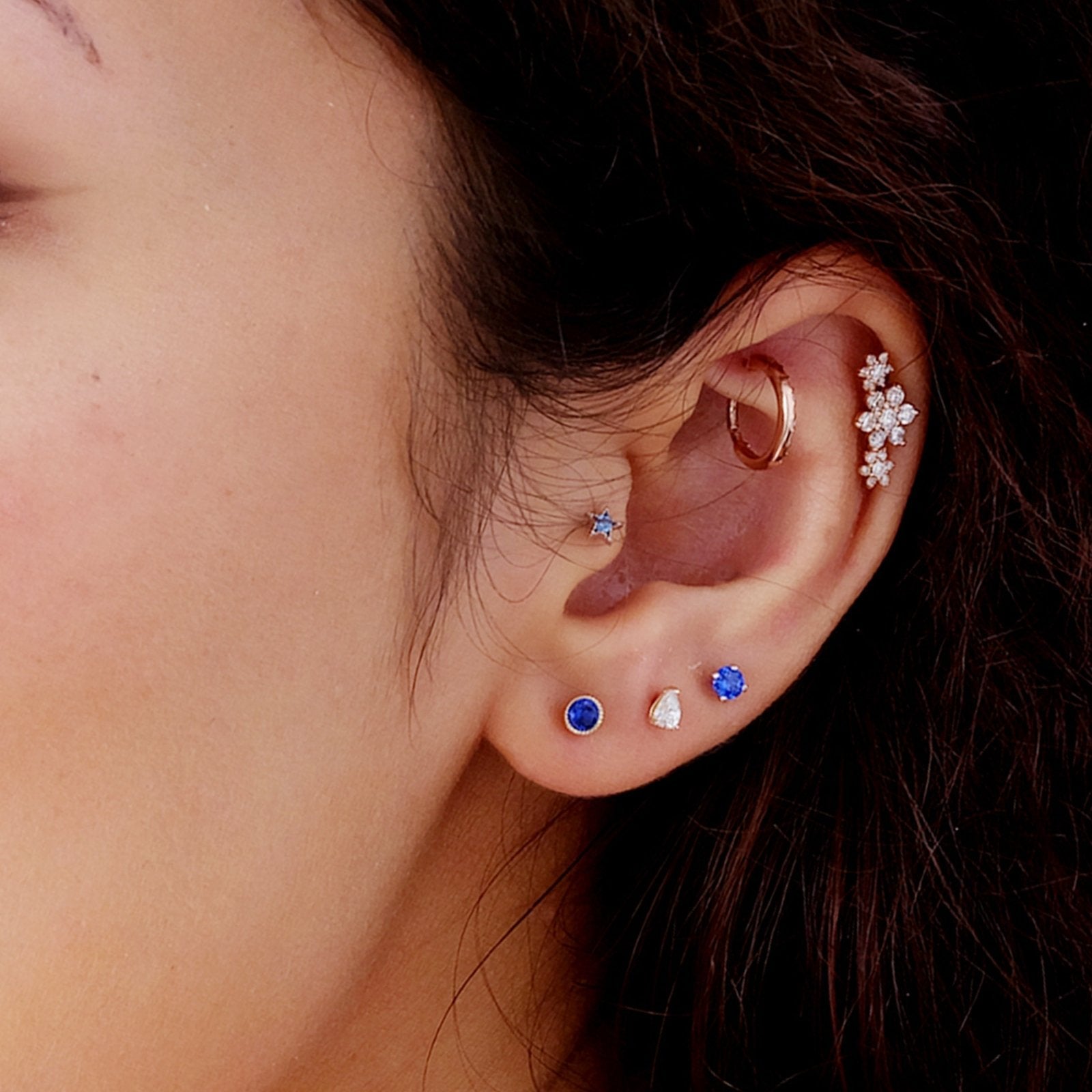 Blue Sapphire Flat Back Stud Earrings Estellacollection #product_description# 18094 14k Birthstone Birthstone Earrings #tag4# #tag5# #tag6# #tag7# #tag8# #tag9# #tag10# 2.5mm 5MM