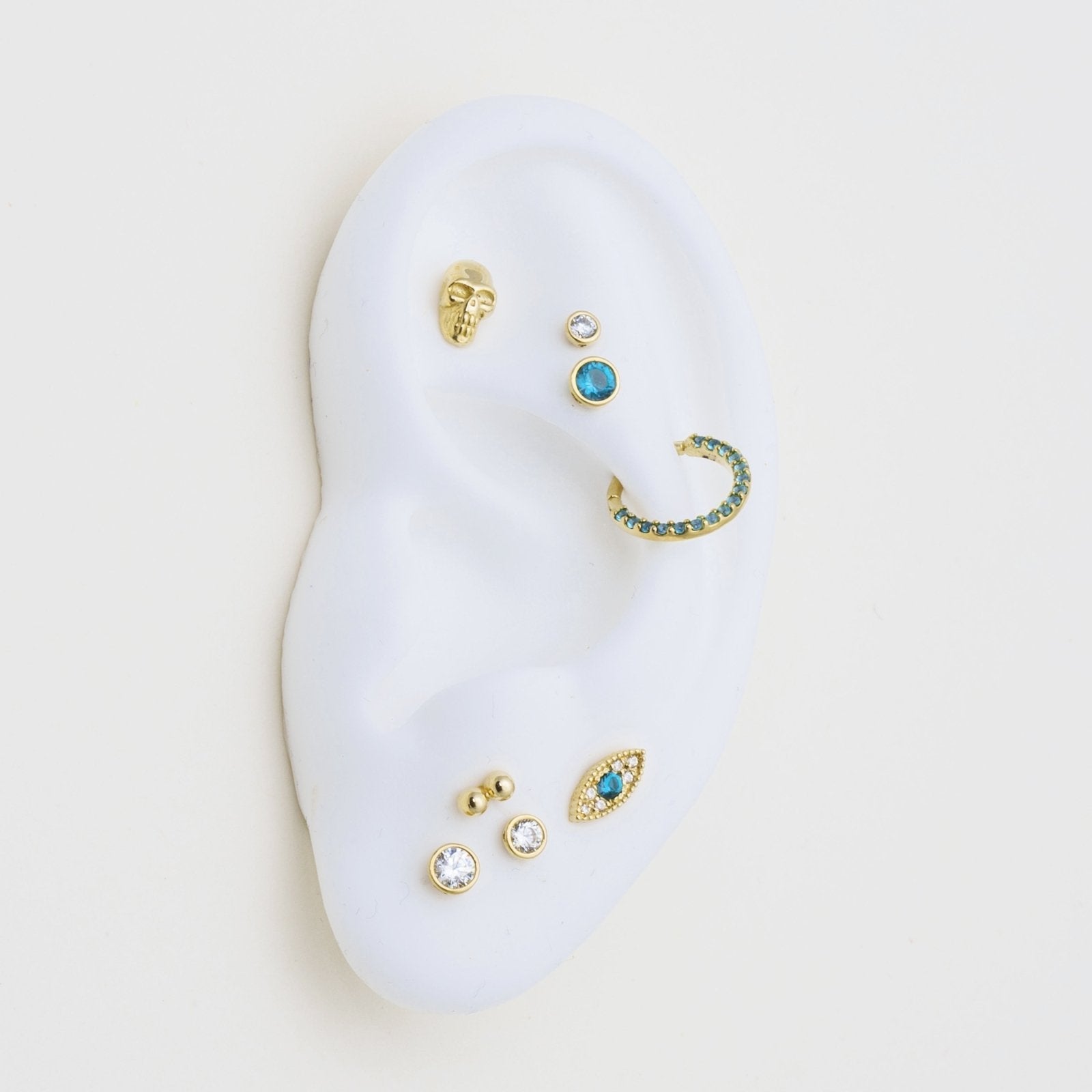 Blue Topaz Evil Eye Flat Back Stud Earrings Estellacollection #product_description# 17951 14k Birthstone Birthstone Earrings #tag4# #tag5# #tag6# #tag7# #tag8# #tag9# #tag10# 5MM