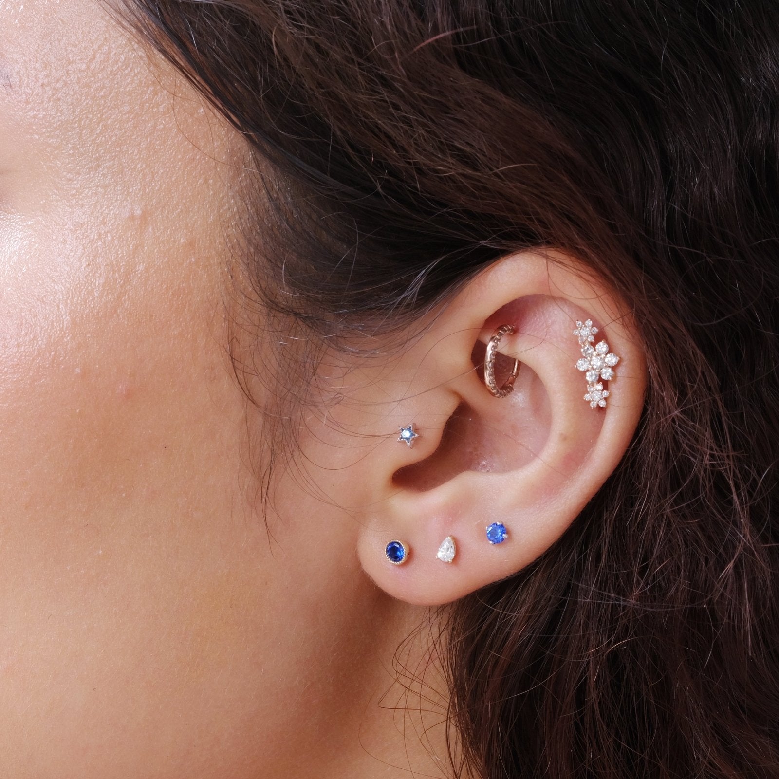 Blue Topaz Milgrain Star Flat Back Stud Earrings Estellacollection #product_description# 18101 14k Birthstone Birthstone Earrings #tag4# #tag5# #tag6# #tag7# #tag8# #tag9# #tag10# 5MM