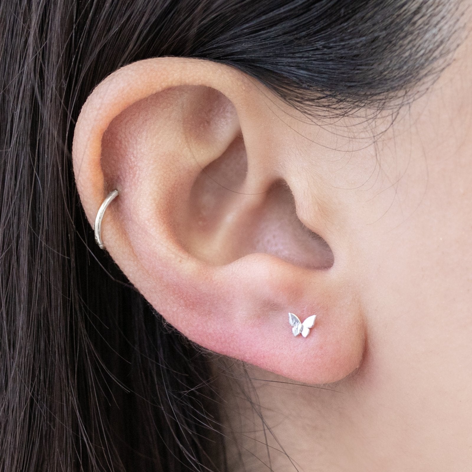 Butterfly Flat Back Stud Earring Earrings Estellacollection #product_description# 18236 14k Cartilage Earring Cartilage Earrings #tag4# #tag5# #tag6# #tag7# #tag8# #tag9# #tag10# 5MM