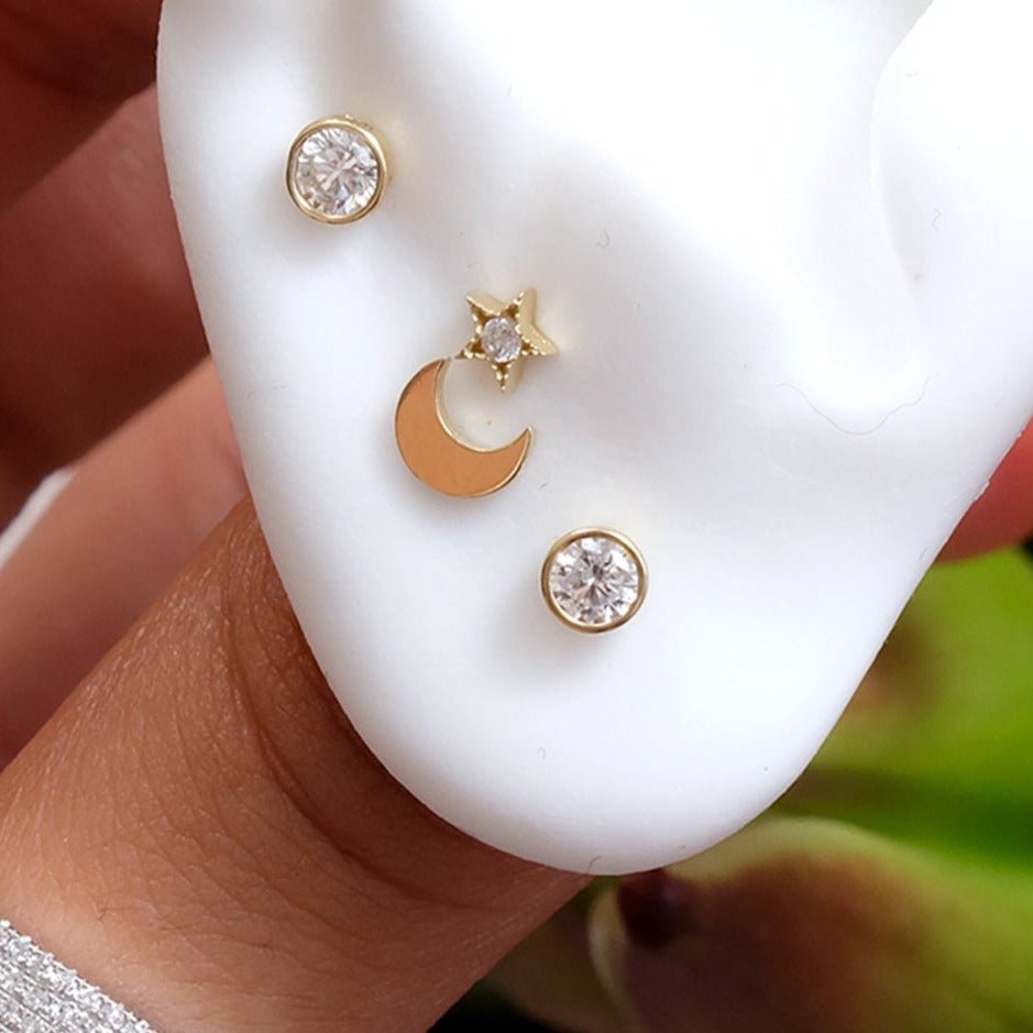 Cubic Zirconia Milgrain Star Flat Back Stud Earrings Estellacollection #product_description# 18099 14k Cartilage Earring Cartilage Earrings #tag4# #tag5# #tag6# #tag7# #tag8# #tag9# #tag10# 5MM