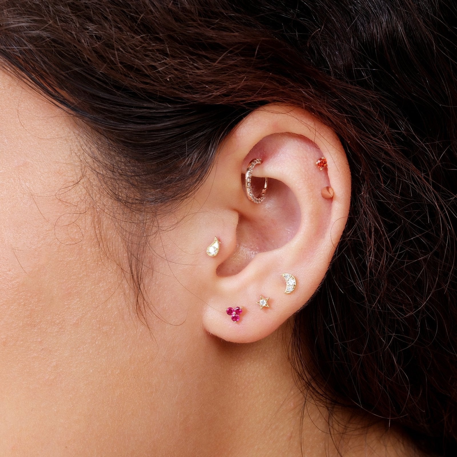 Cubic Zirconia Studded Crescent Moon Flat Back Stud Earrings Estellacollection #product_description# 18127 14k Cartilage Earring Cartilage Earrings #tag4# #tag5# #tag6# #tag7# #tag8# #tag9# #tag10# 5MM