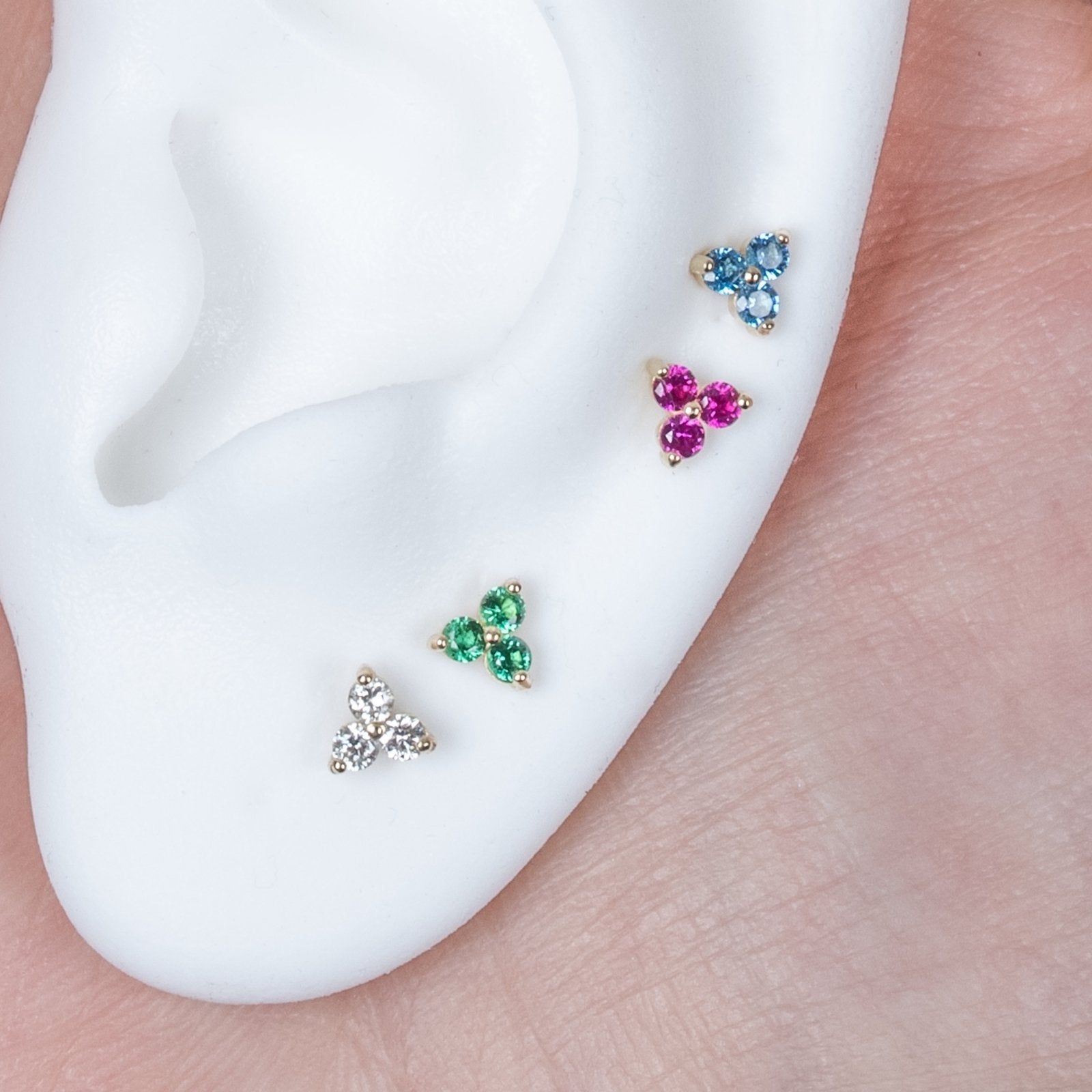 Diamond Trinity Cluster Flat Back Earring Earrings Estellacollection #product_description# 18136 14k April Birthstone Birthstone #tag4# #tag5# #tag6# #tag7# #tag8# #tag9# #tag10# 5MM