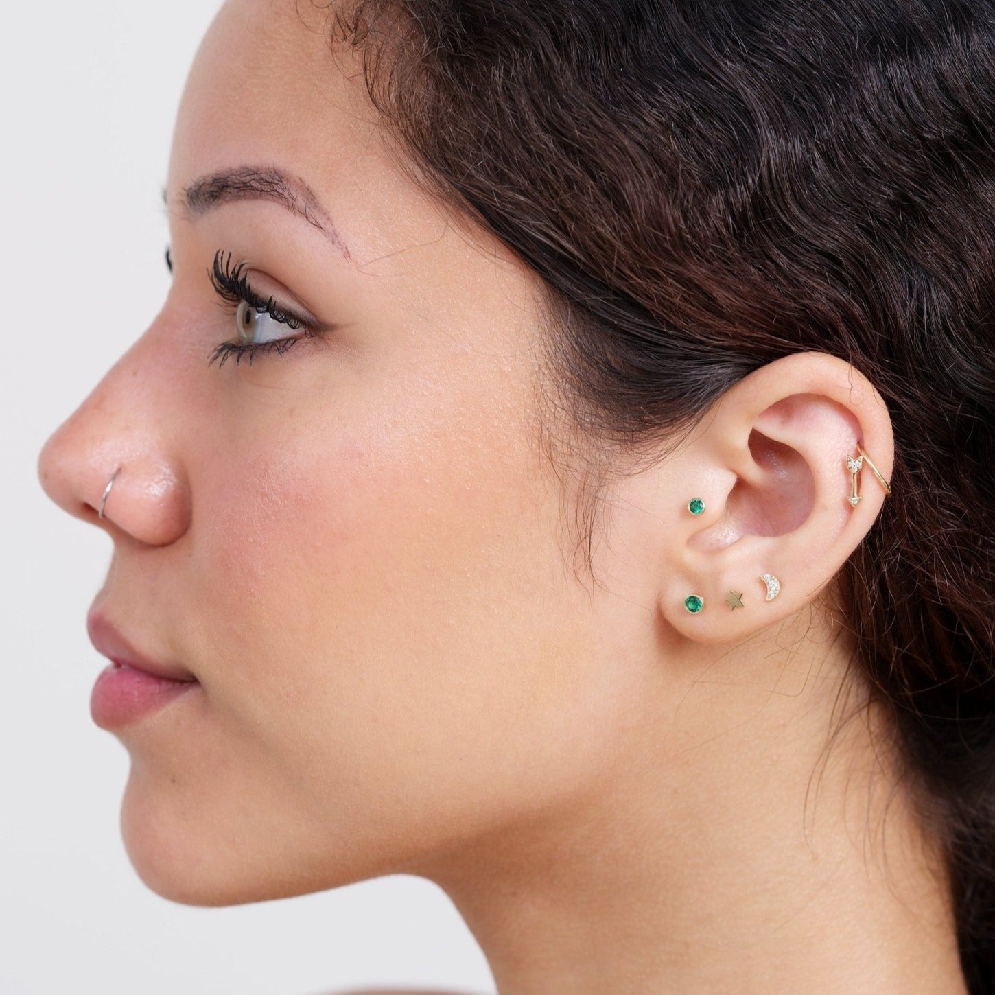 Emerald Milgrain Bezel Flat Back Stud Earrings Estellacollection #product_description# 18107 14k Birthstone Birthstone Earrings #tag4# #tag5# #tag6# #tag7# #tag8# #tag9# #tag10# 2.5MM 5MM