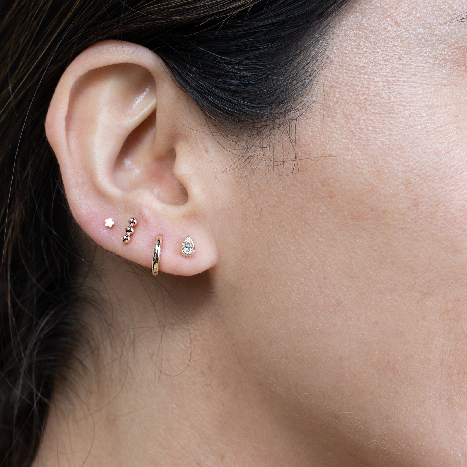 Three Bead Cluster Flat Back Earring Earrings Estellacollection #product_description# 17957 14k Cartilage Earring Cartilage Earrings #tag4# #tag5# #tag6# #tag7# #tag8# #tag9# #tag10# 5MM
