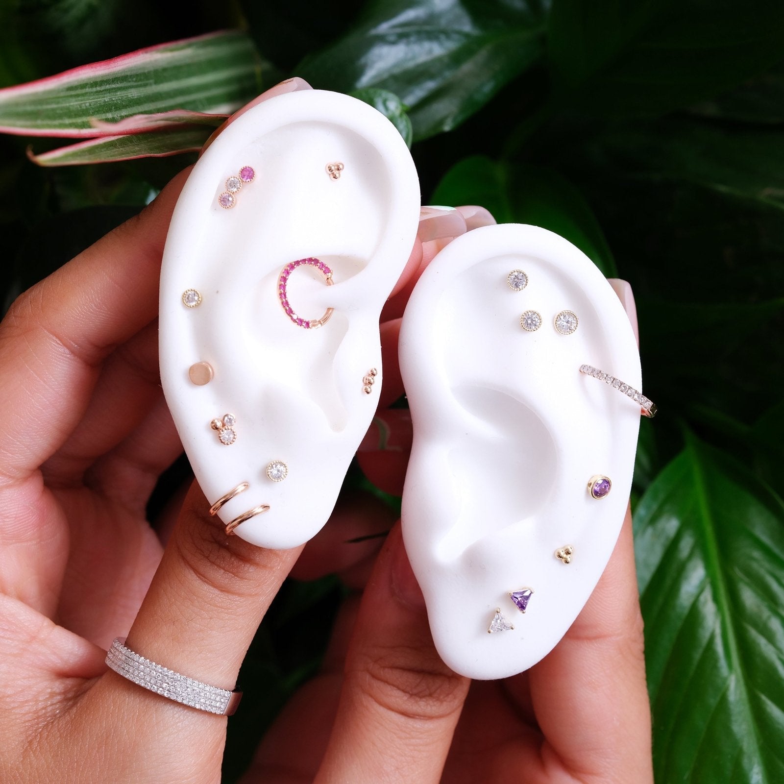Triangle Cut Amethyst Flat Back Stud Earrings Estellacollection #product_description# 18129 14k Amethyst Birthstone #tag4# #tag5# #tag6# #tag7# #tag8# #tag9# #tag10# 5MM