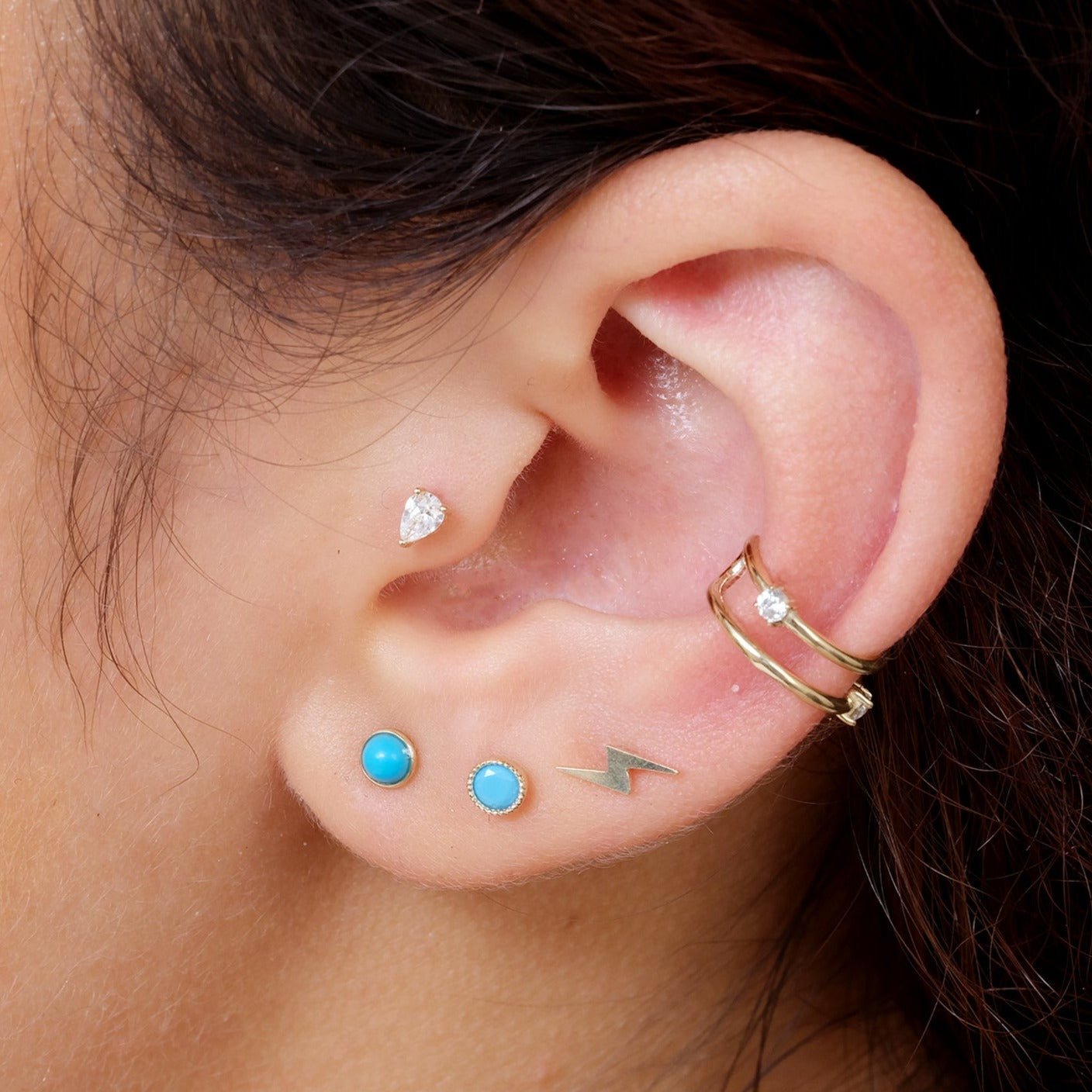 Turquoise Cabochon Flat Back Stud Bezel Earrings Estellacollection #product_description# 17921 14k Birthstone Birthstone Earrings #tag4# #tag5# #tag6# #tag7# #tag8# #tag9# #tag10# 5MM