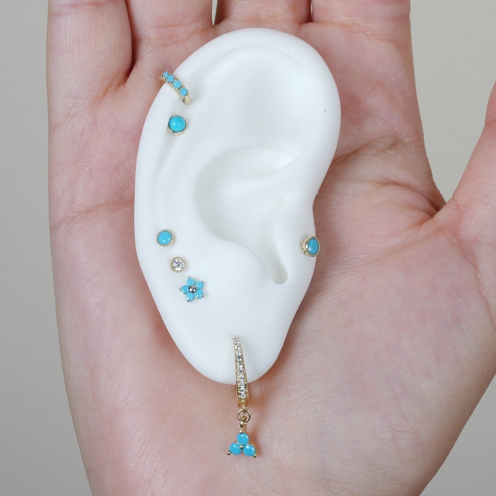 Turquoise Milgrain Flat Back Stud Earrings Estellacollection #product_description# 18103 14k Birthstone Cartilage Earring #tag4# #tag5# #tag6# #tag7# #tag8# #tag9# #tag10# 2.5MM 5MM