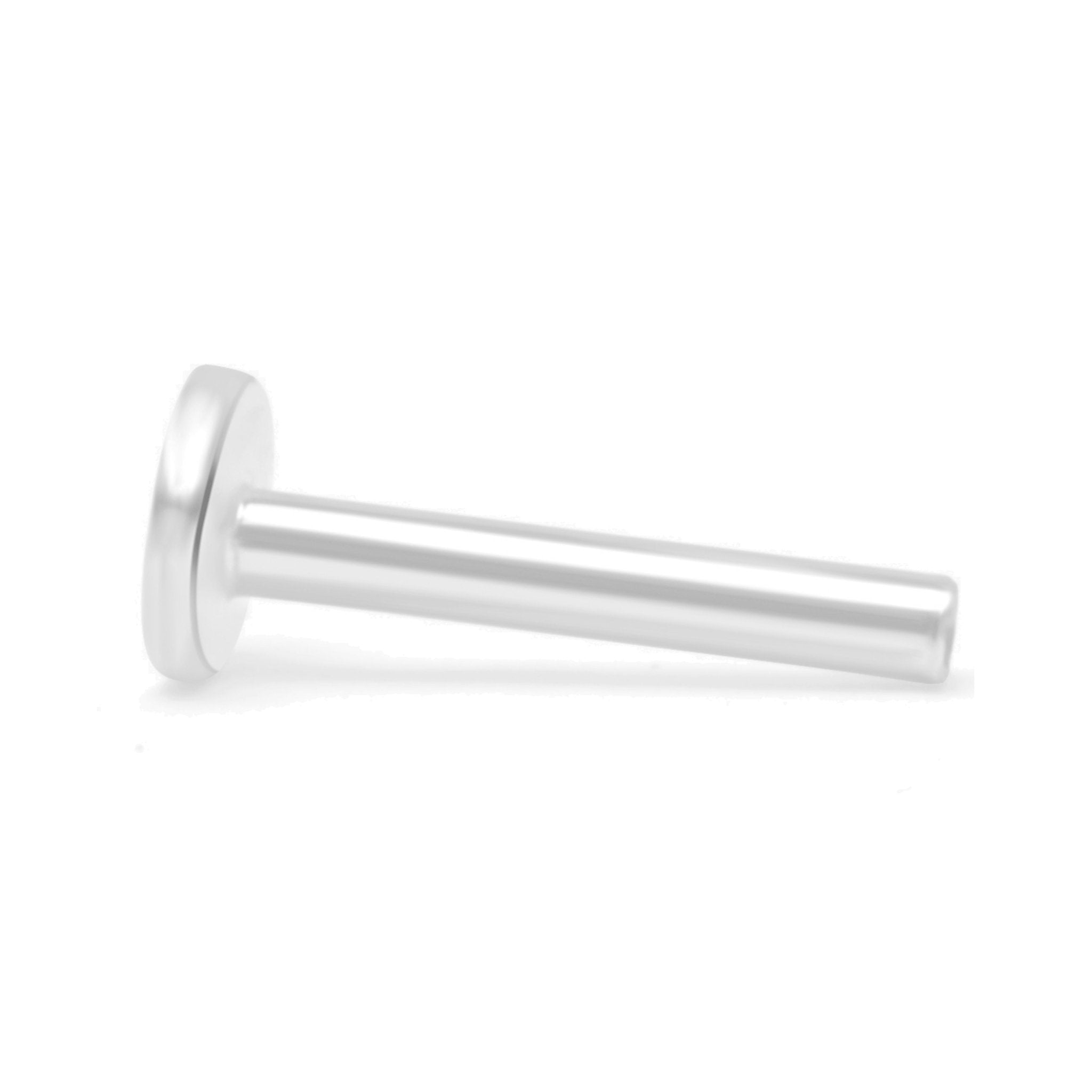 Flat Back Earring Post in Solid 14k Gold - Internally Threaded Estellacollection #product_description# 14k Flat Back Stud Earrings Ready to Ship #tag4# #tag5# #tag6# #tag7# #tag8# #tag9# #tag10# 14k White Gold 5MM
