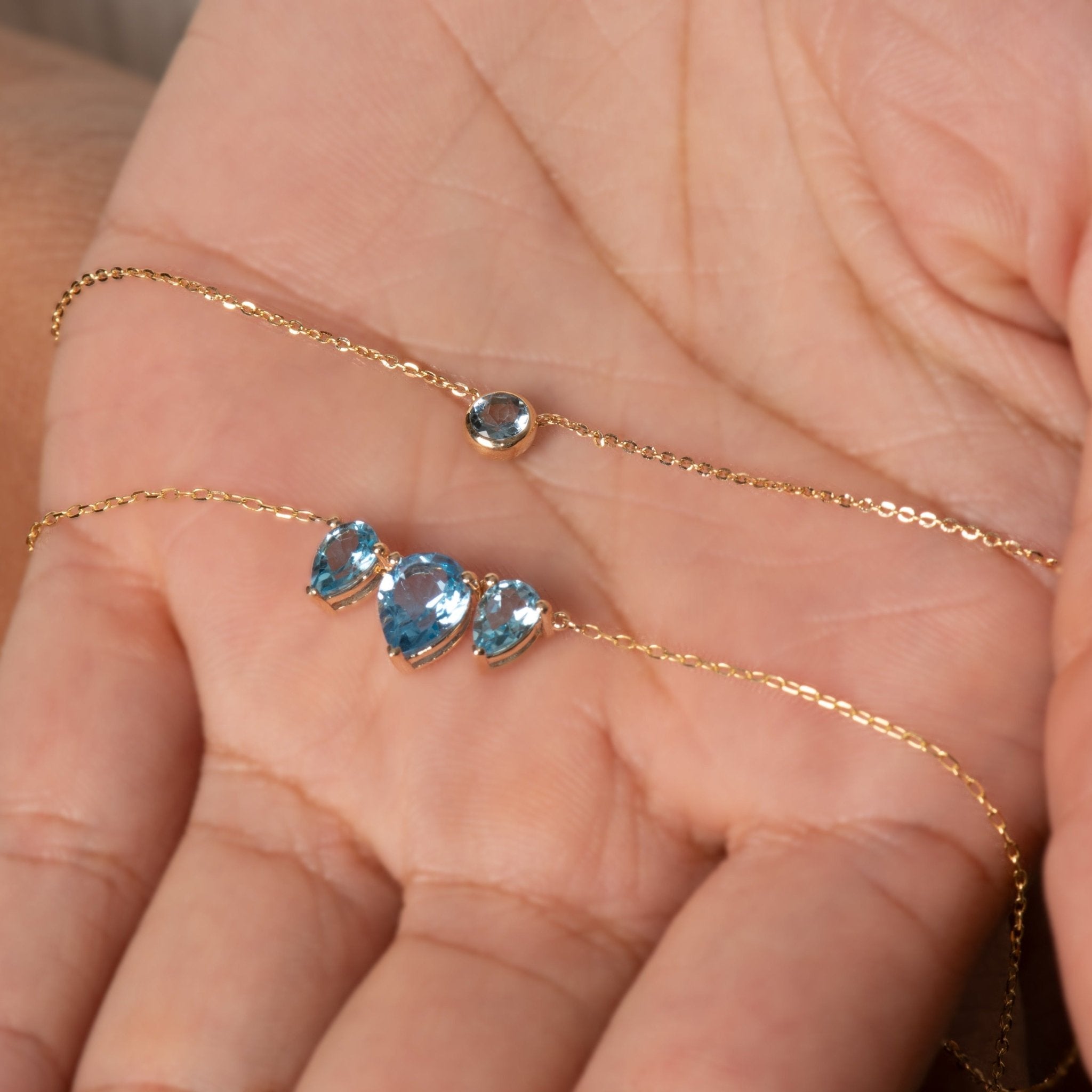 Aquamarine Station Necklace Station Necklace Bezel Set in 14k Gold Necklaces Estellacollection #product_description# 18404 14k Aquamarine Birthstone #tag4# #tag5# #tag6# #tag7# #tag8# #tag9# #tag10# 3MM