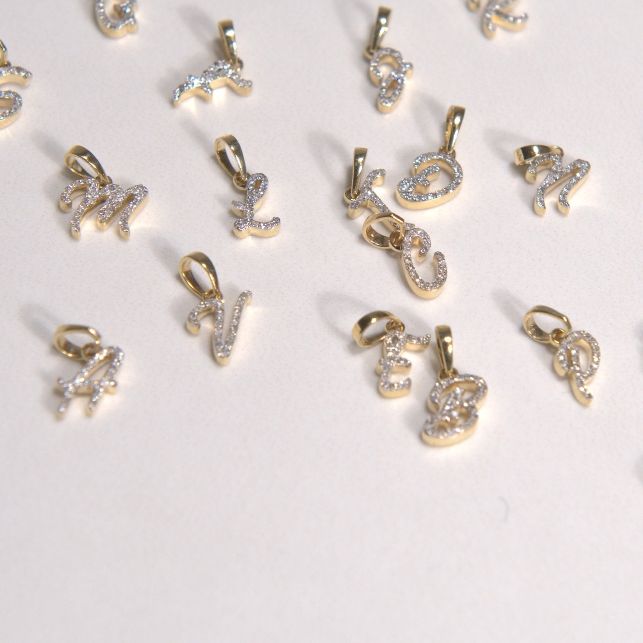 Cursive Diamond Initial Necklace Necklaces Estellacollection #product_description# 18557 14k Diamond Gemstone #tag4# #tag5# #tag6# #tag7# #tag8# #tag9# #tag10# 14k Yellow Gold